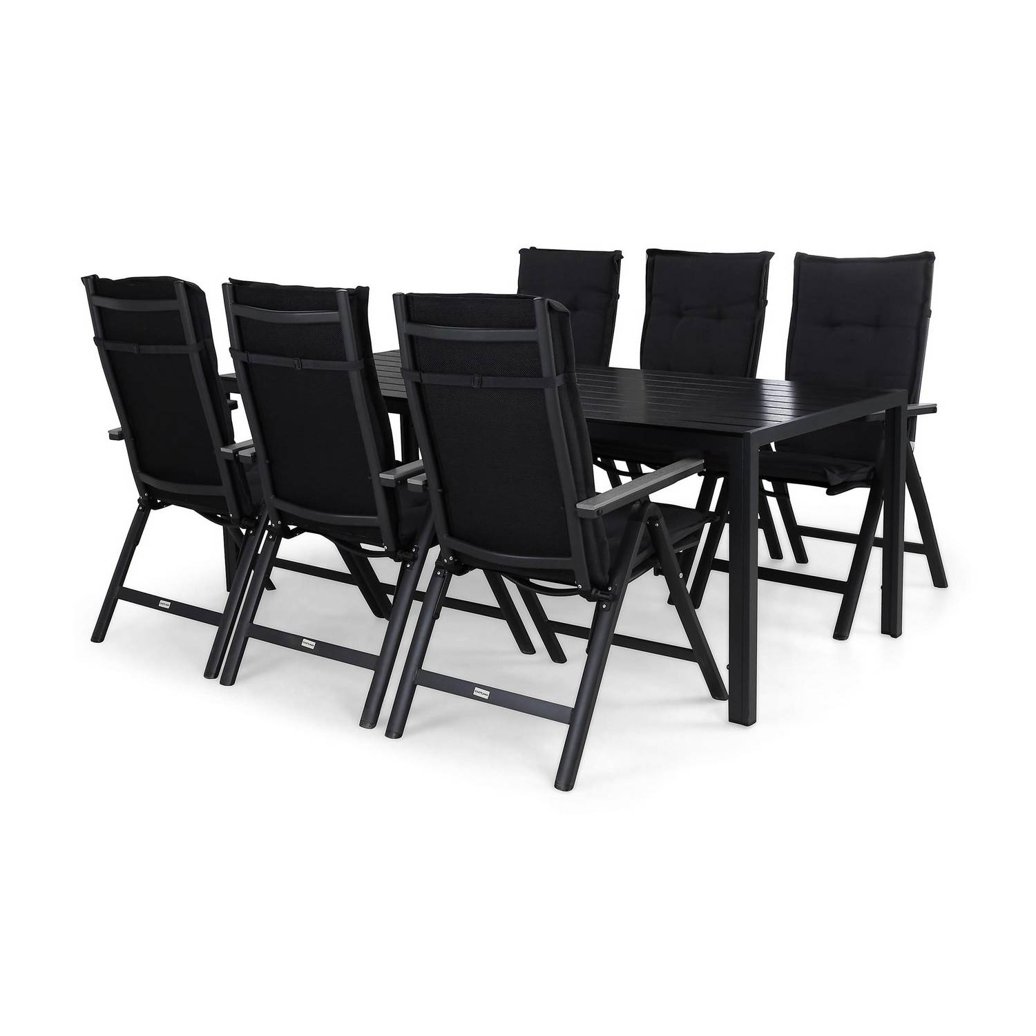 Matgrupp Comfort Garden Tunis Matgrupp Utomhus 205x90 med 6 Monaco Light Positionsstol m Dyna