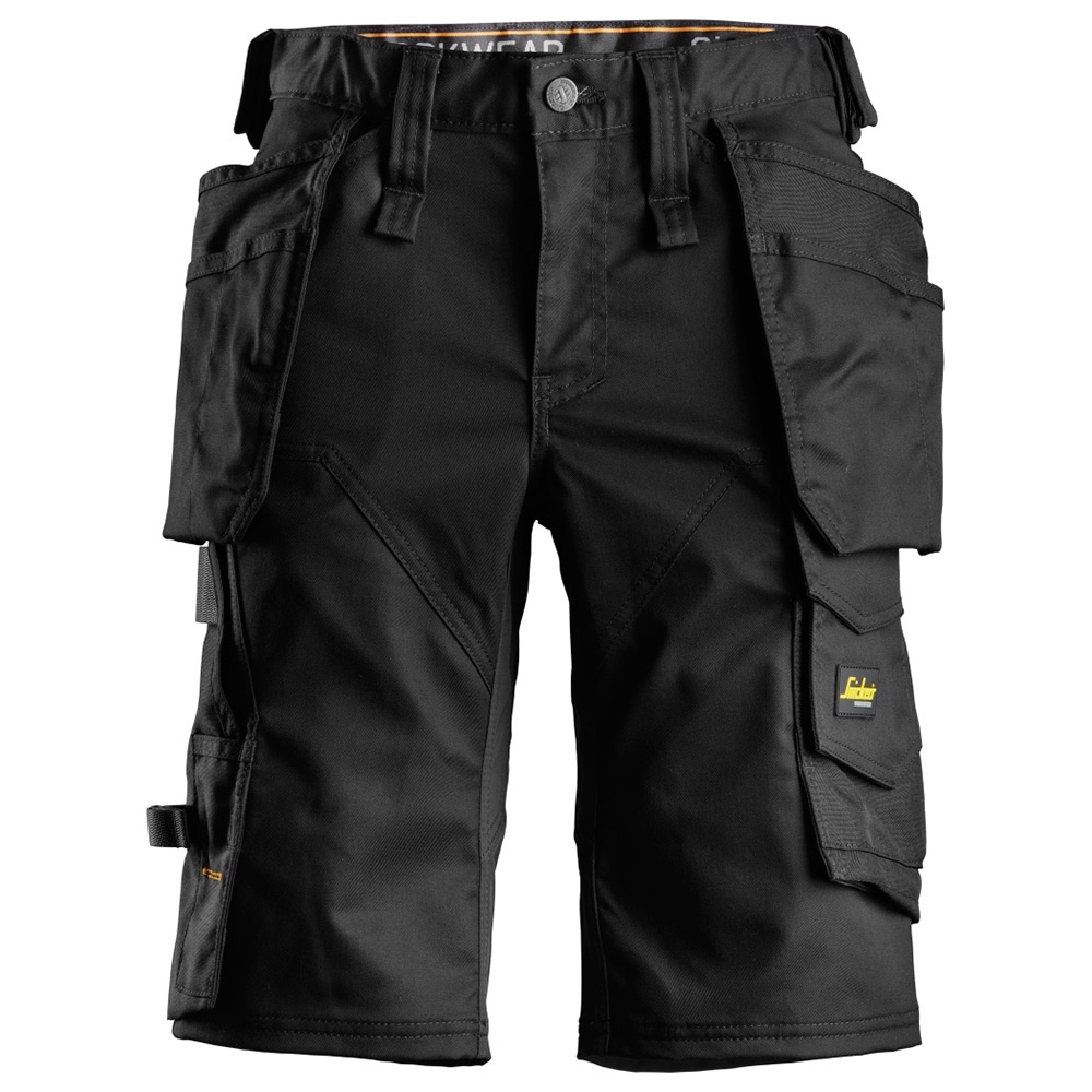 Shorts Snickers Workwear stretch Dam HF Storlek: 54, Färg: Black/Black