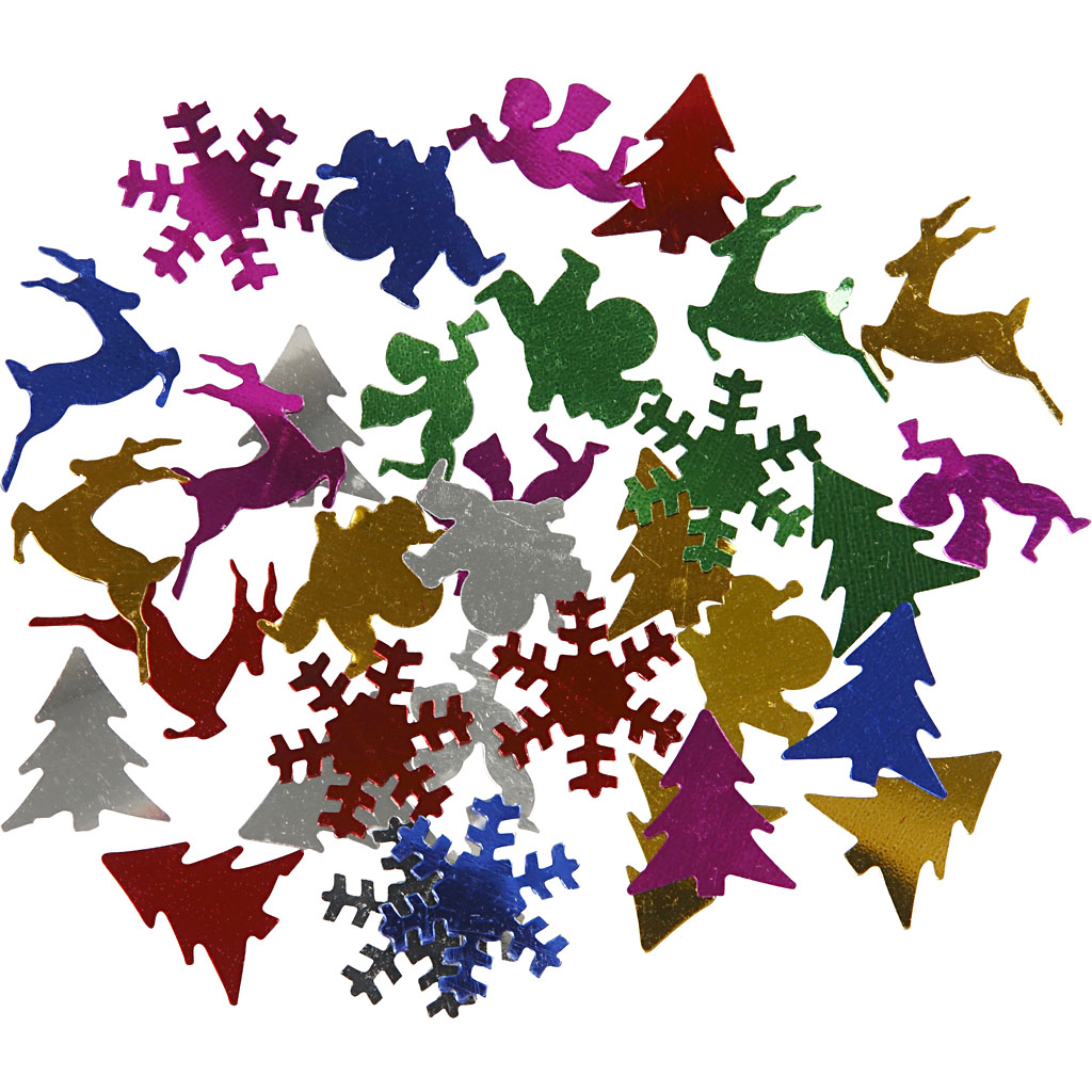 Paljetter Creativ Company Metallicfärger Stl 15 mm 1 Förp