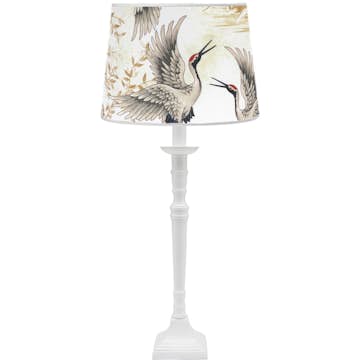 Bordslampa PR Home Salong med Beige Lampskärm