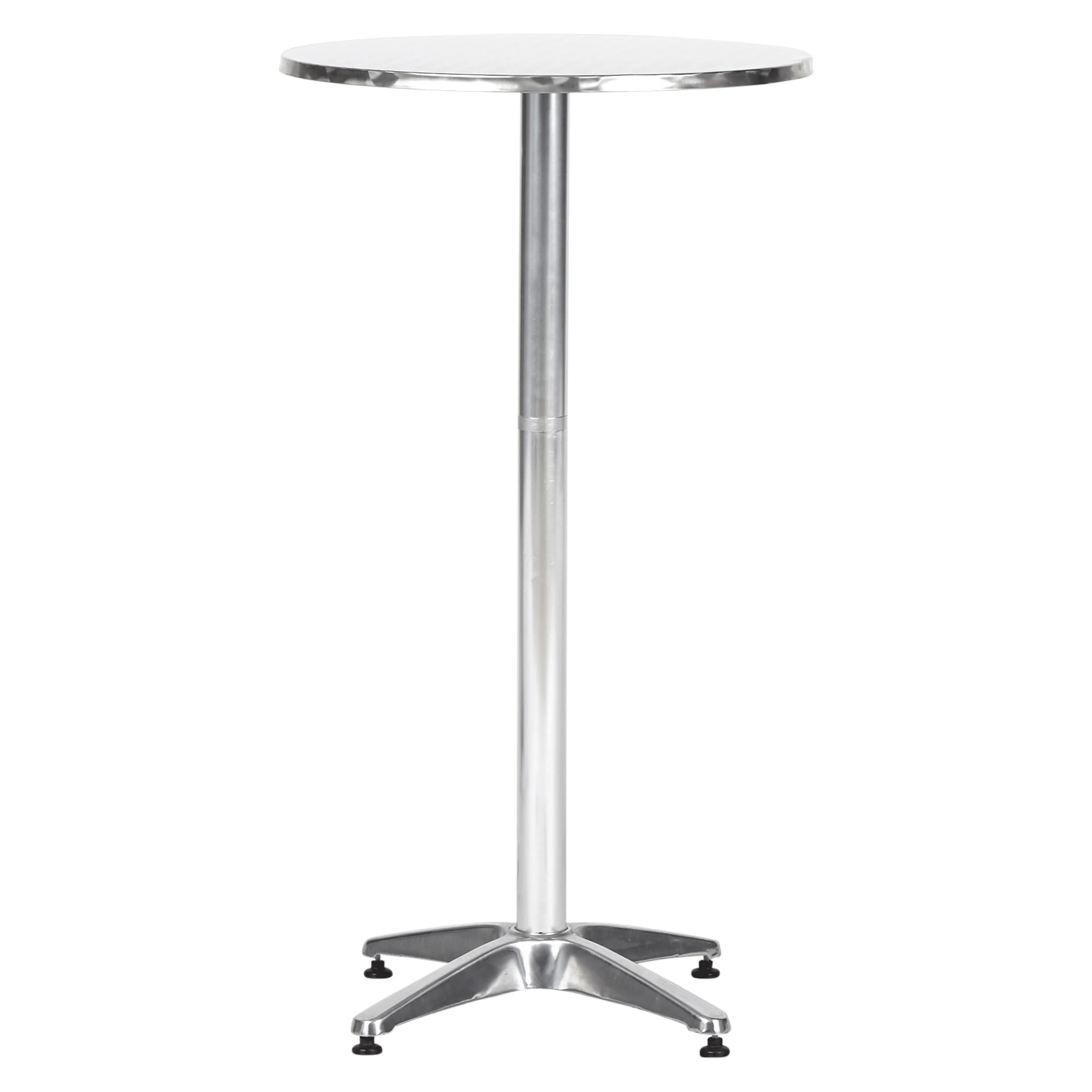 Barbord Ute Outfit Aluminiumbord med Justerbar Höjd Ø60 cm