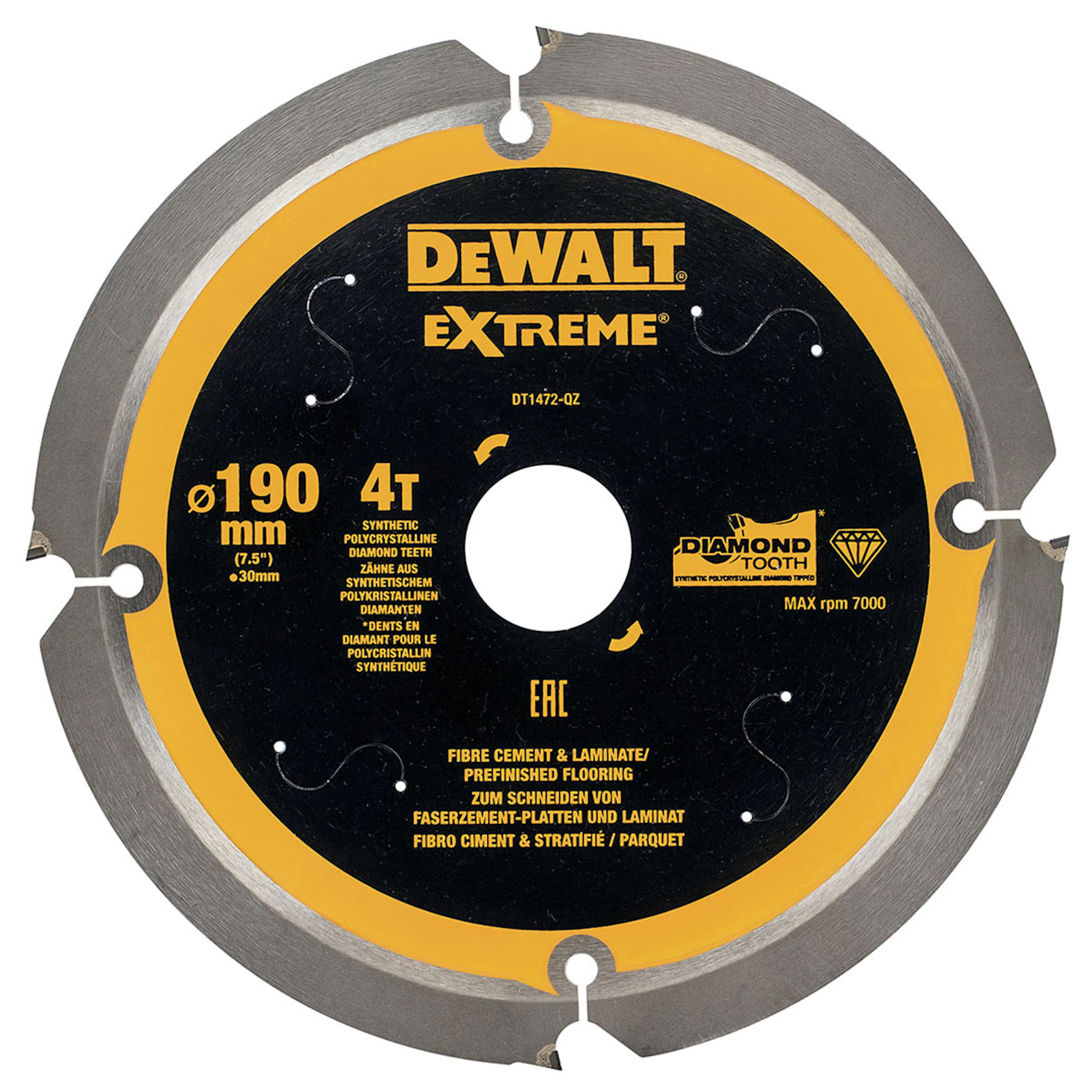 Diamantklinga Dewalt DT1472-QZ 90x30