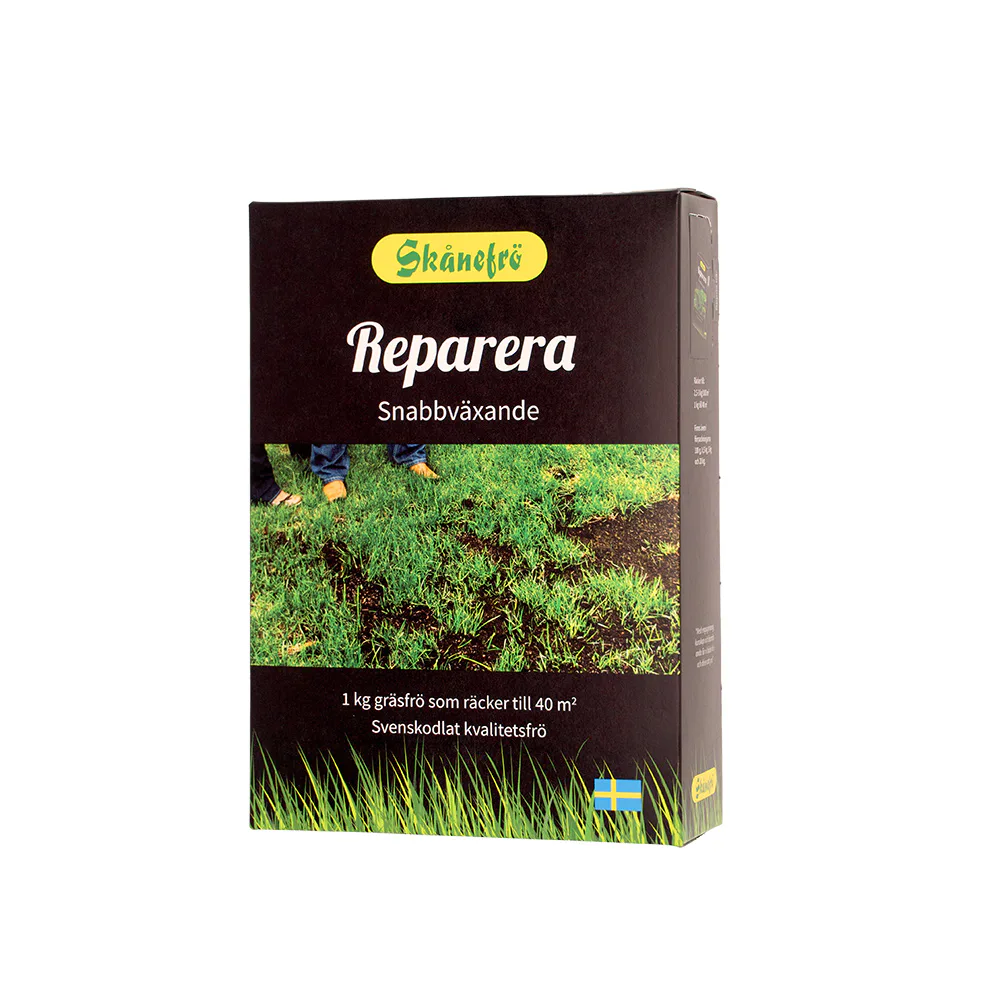 Gräsfrö Skånefrö Reparera 1 kg - 40m² Gräsmatta