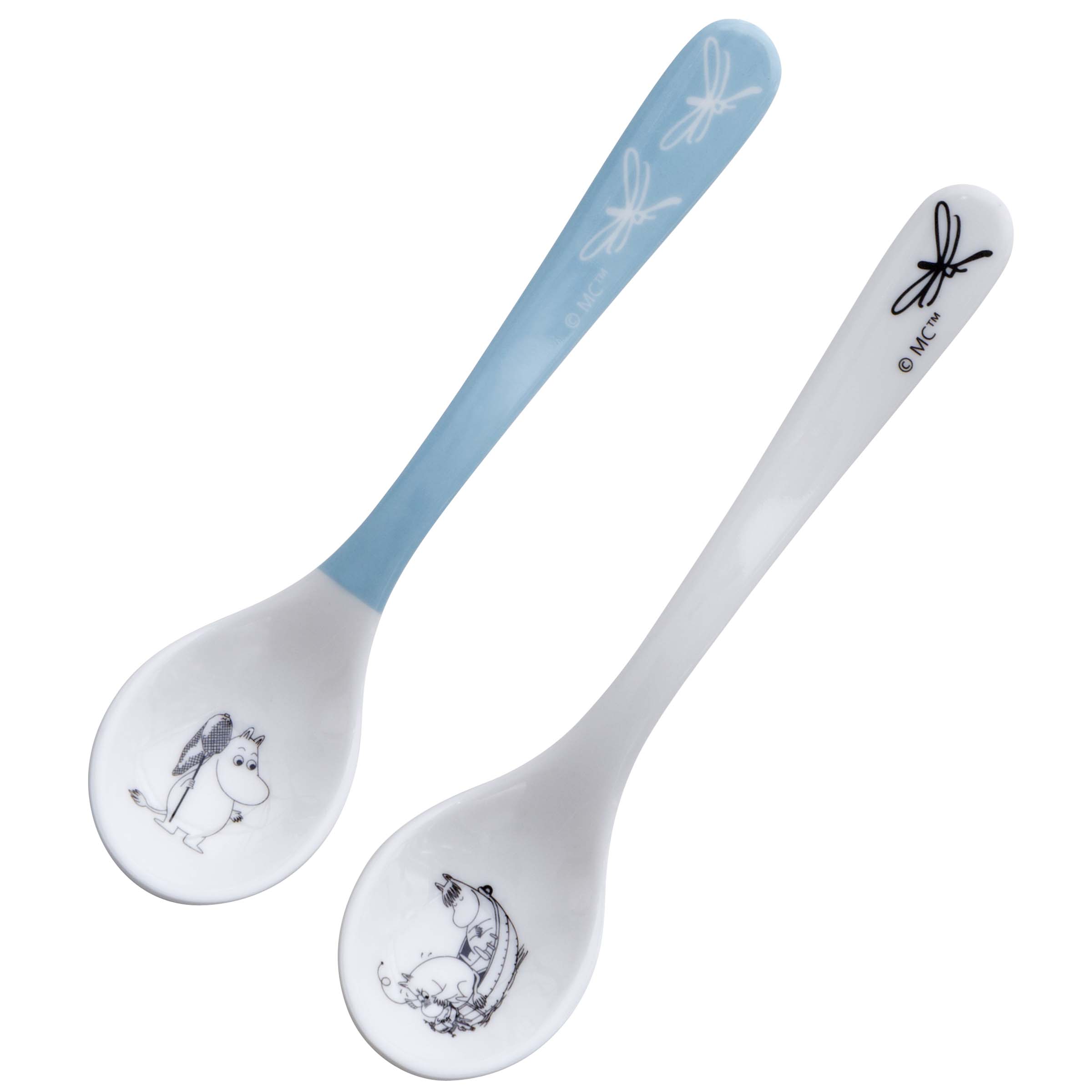 Barnsked Rätt Start Mumin 2-pack Ljusblå