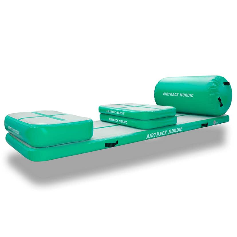 Luftvoltbana AirTrack Nordic Practice Set Grön