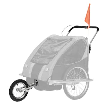 Joggerkit Trekker till Cykelvagn för 2 barn