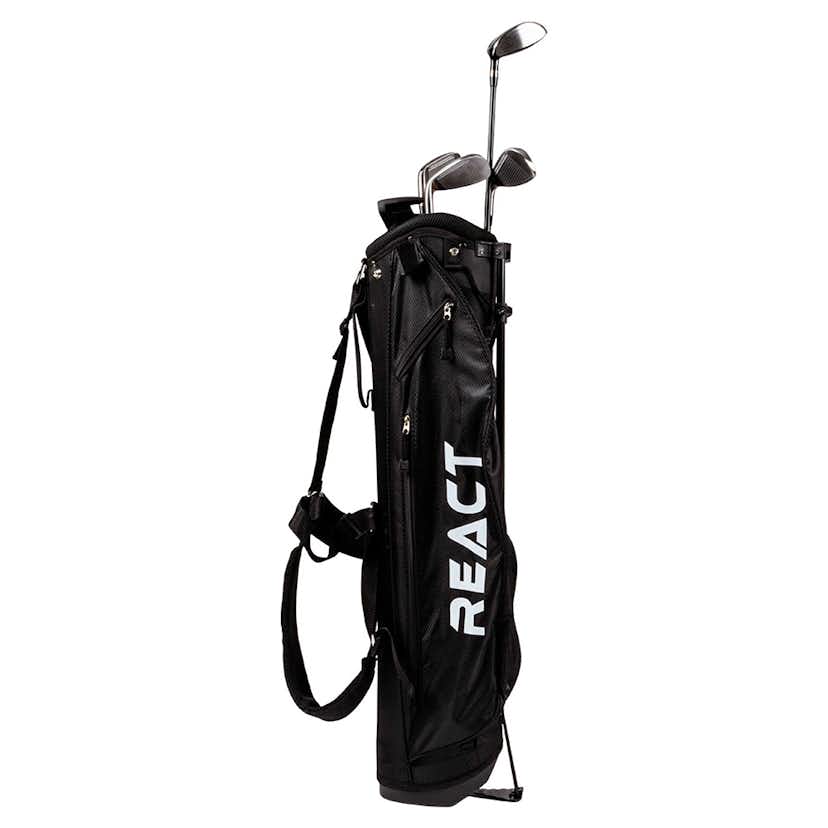 Golfset React Senior med Bag 3-pack Högerhänt
