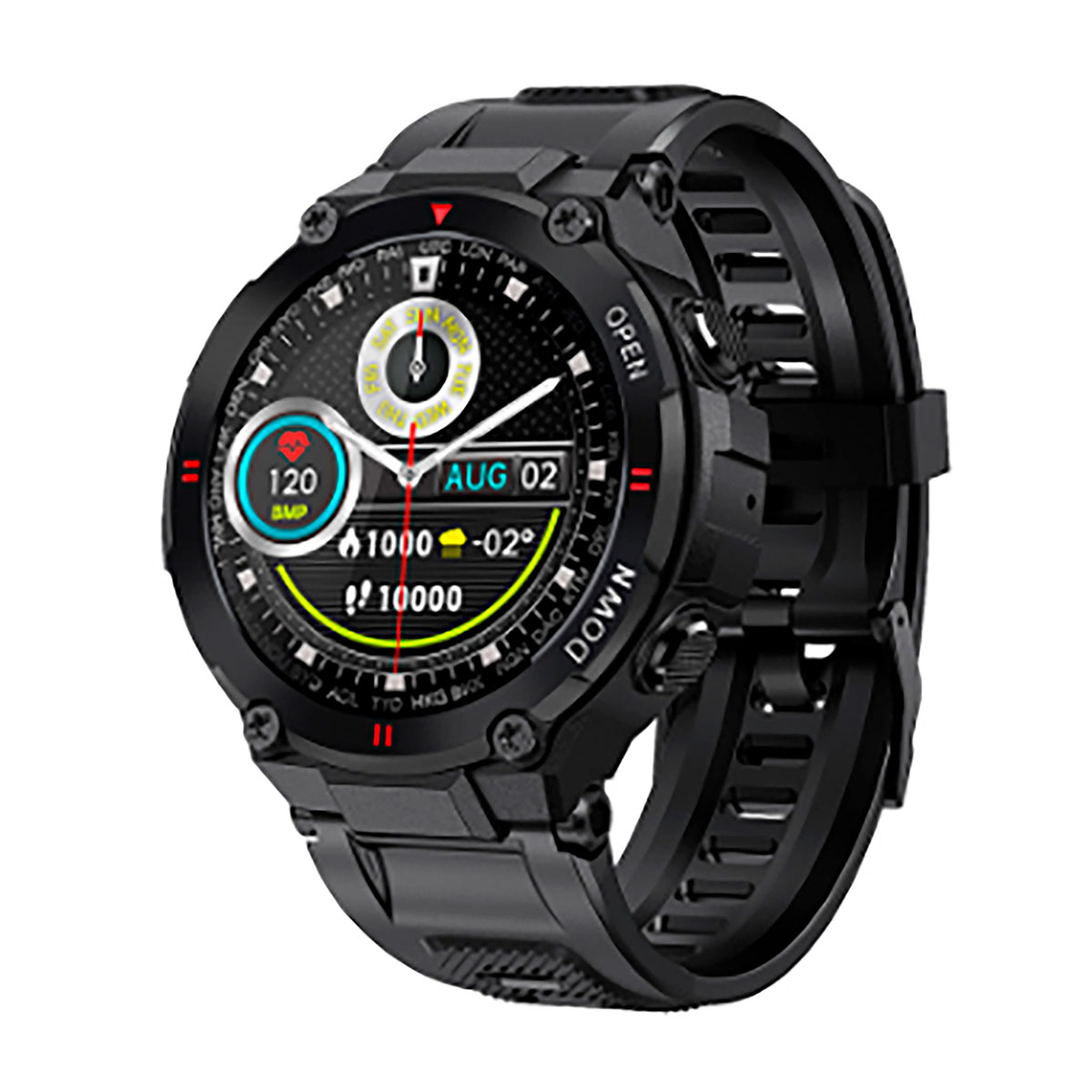 Smartwatch Kuura Tactical T7 v2 Svart