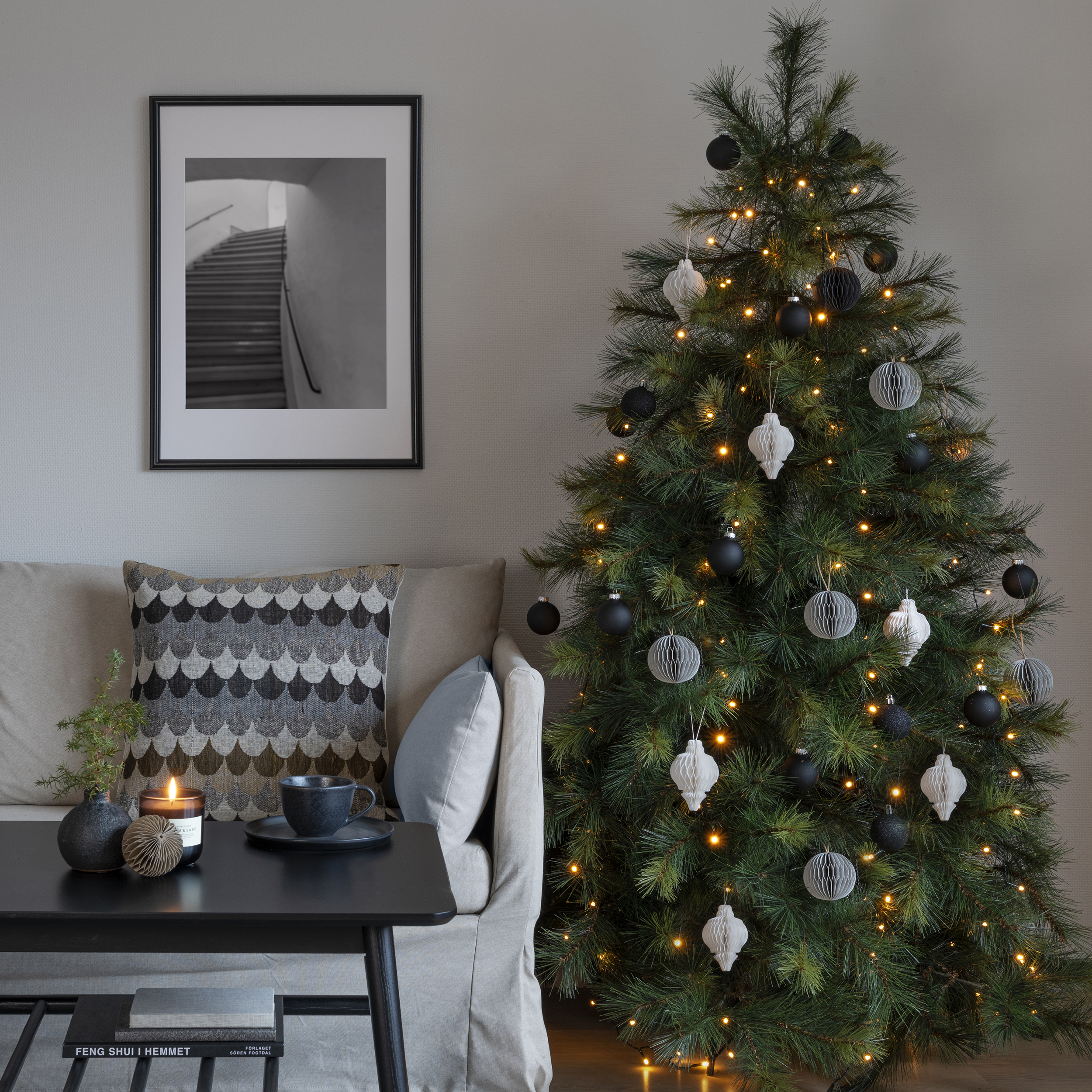 Julgransslinga Gnosjö Konstsmide LED med Ring