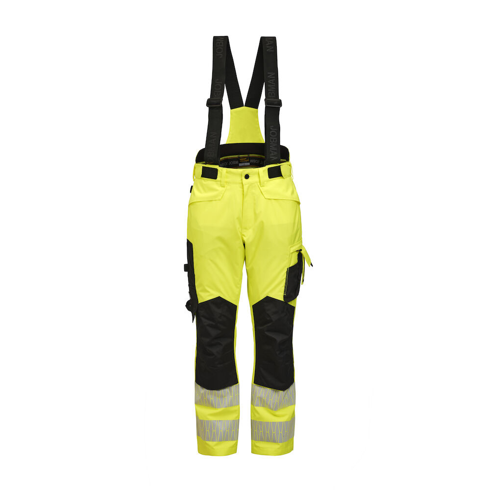 Vinterbyxa Varsel Jobman 2235 Storlek: M, Färg: Gul/svart