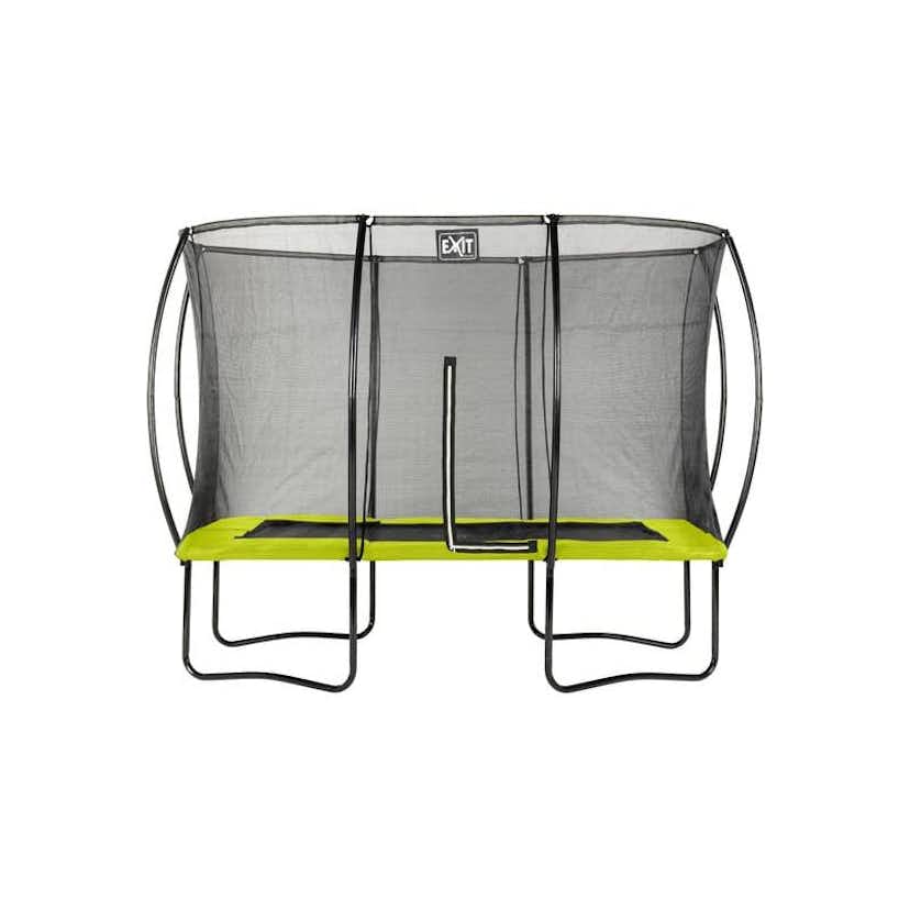 Studsmatta Exit Toys Exit Silhouette med Nät 214x305 cm Grön