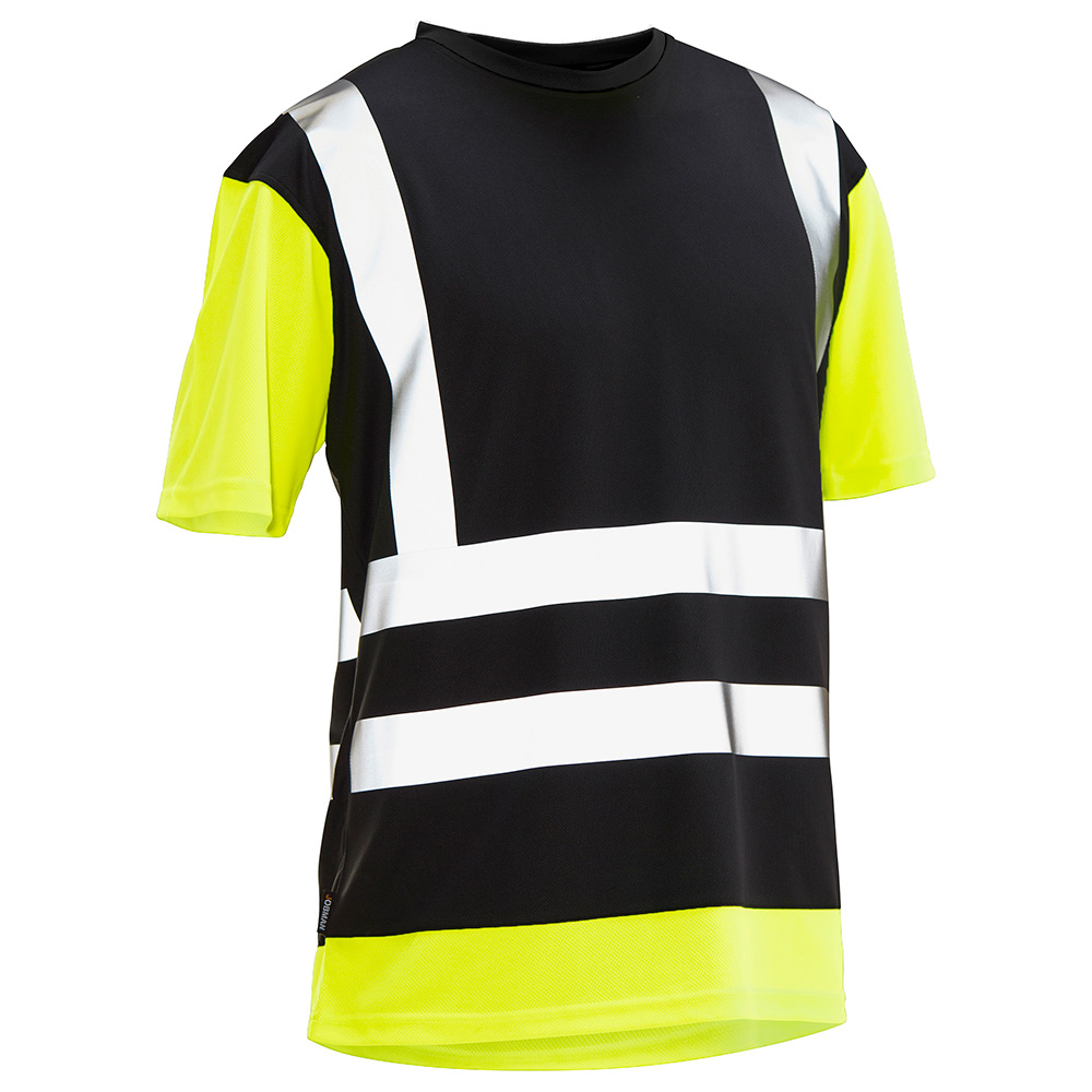 T-shirt Jobman Varsel 5126 Storlek: S, Färg: Svart/Gul