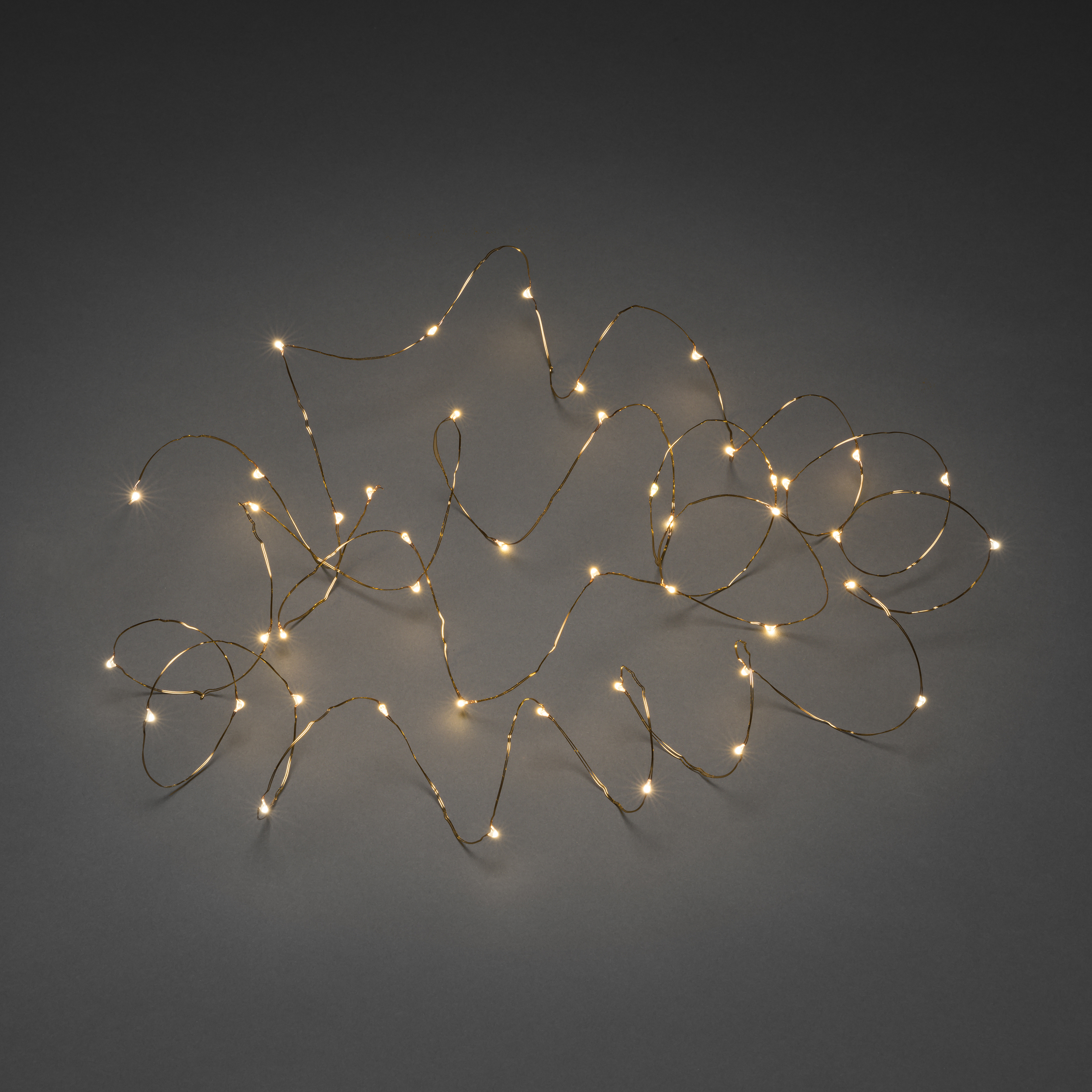 Ljusslinga Gnosjö Konstsmide Appstyrd Micro-LED 200L, Amber/Transparent