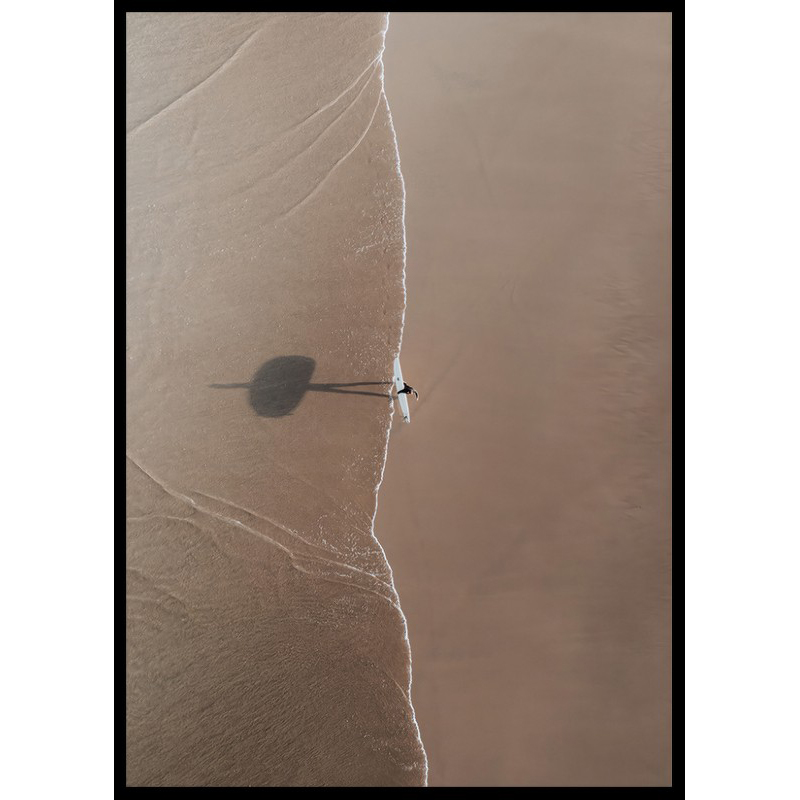 Poster Gallerix Surfer Drone View