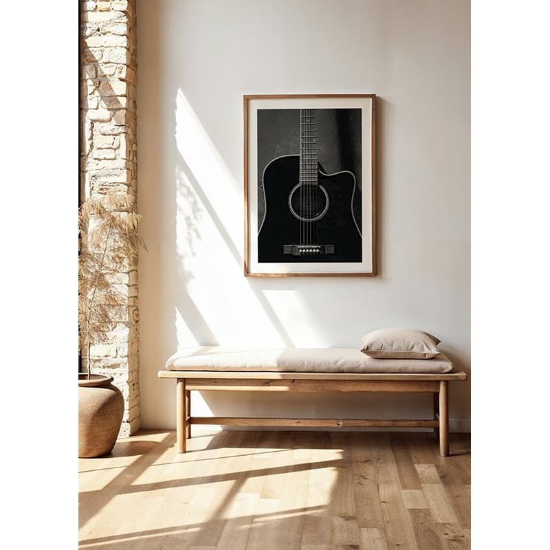 Poster Gallerix Black Guitarr