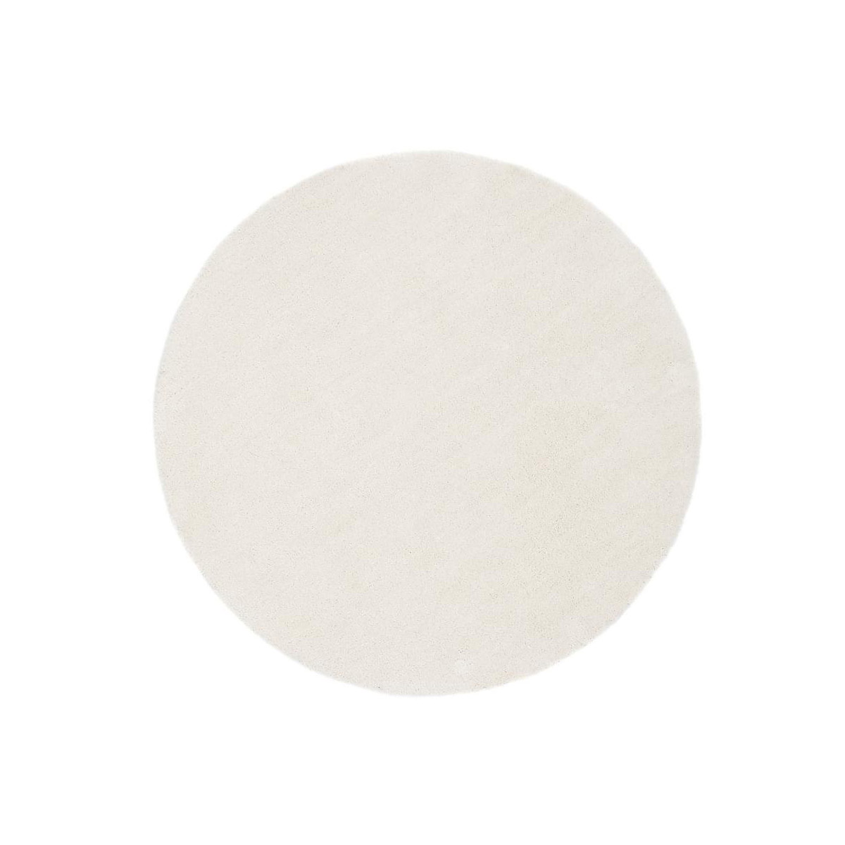 Ryamatta KM Carpets Mayola Rund Vit, Ø 200 cm