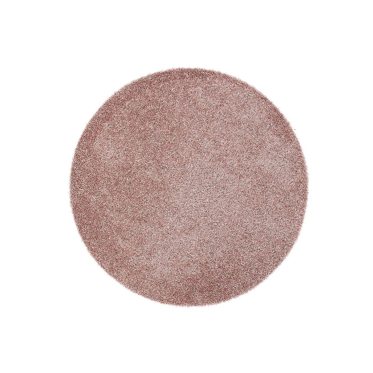 Ryamatta KM Carpets Sweeney Rund Rosa, Ø 80 cm