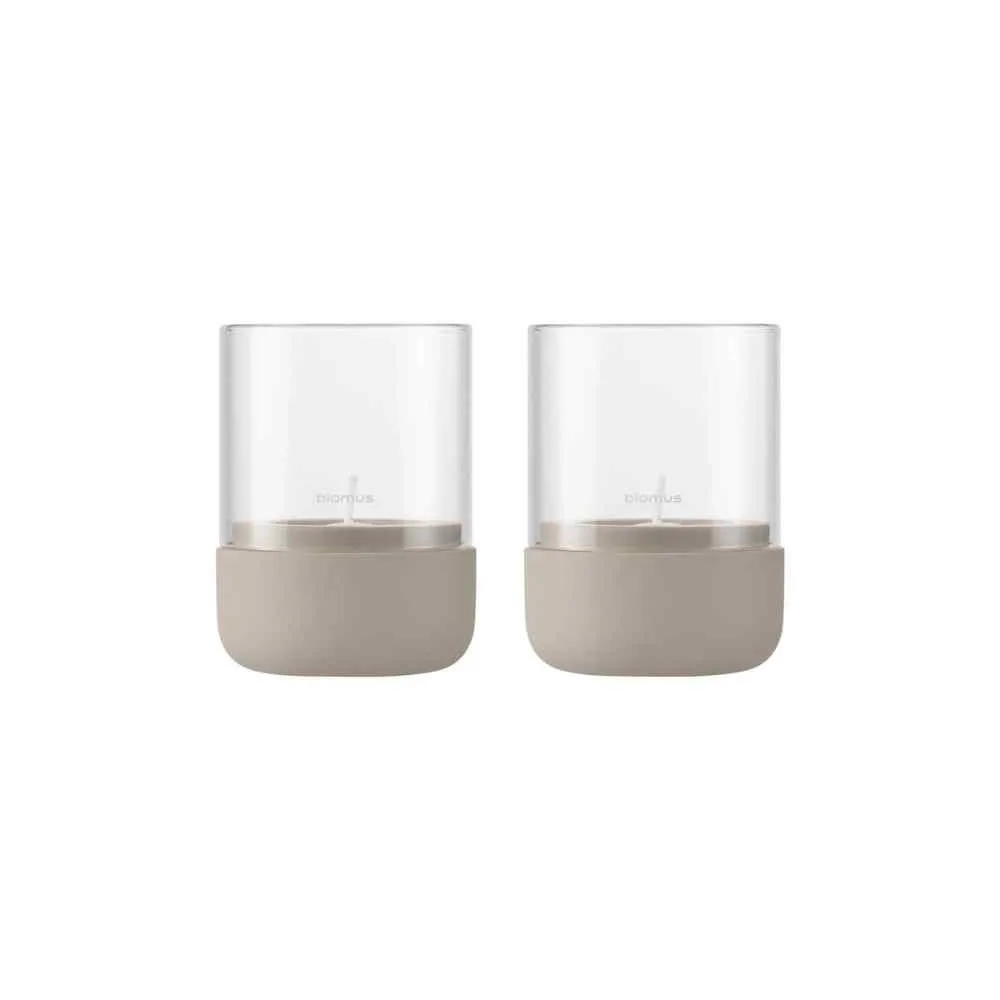 Ljuslykta Blomus Calma 9,5 cm 2-pack