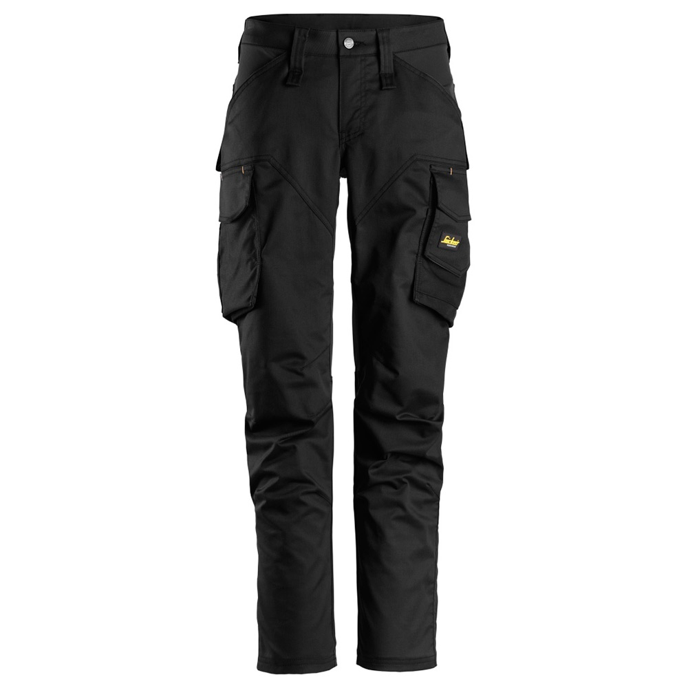 Arbetsbyxa Snickers Workwear stretch dam AW Storlek: 38 , Färg: Black/Black