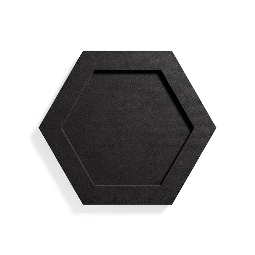 Ljudabsorbent Lanab Group Edge 2-pack Svart