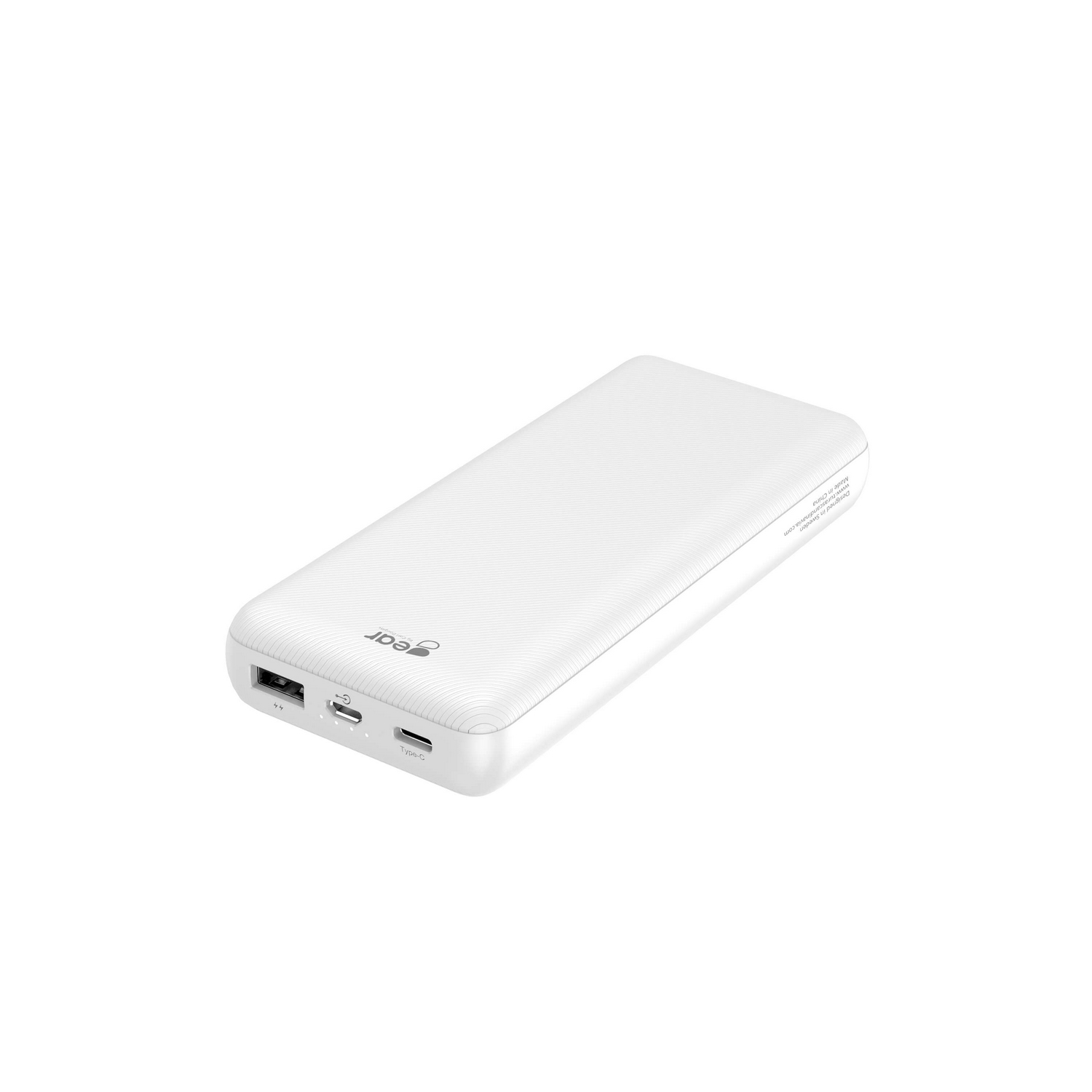 Powerbank Gear 20 000Mah Lipolymer Ultracompact 2.1A 1Xmicrousb Vit