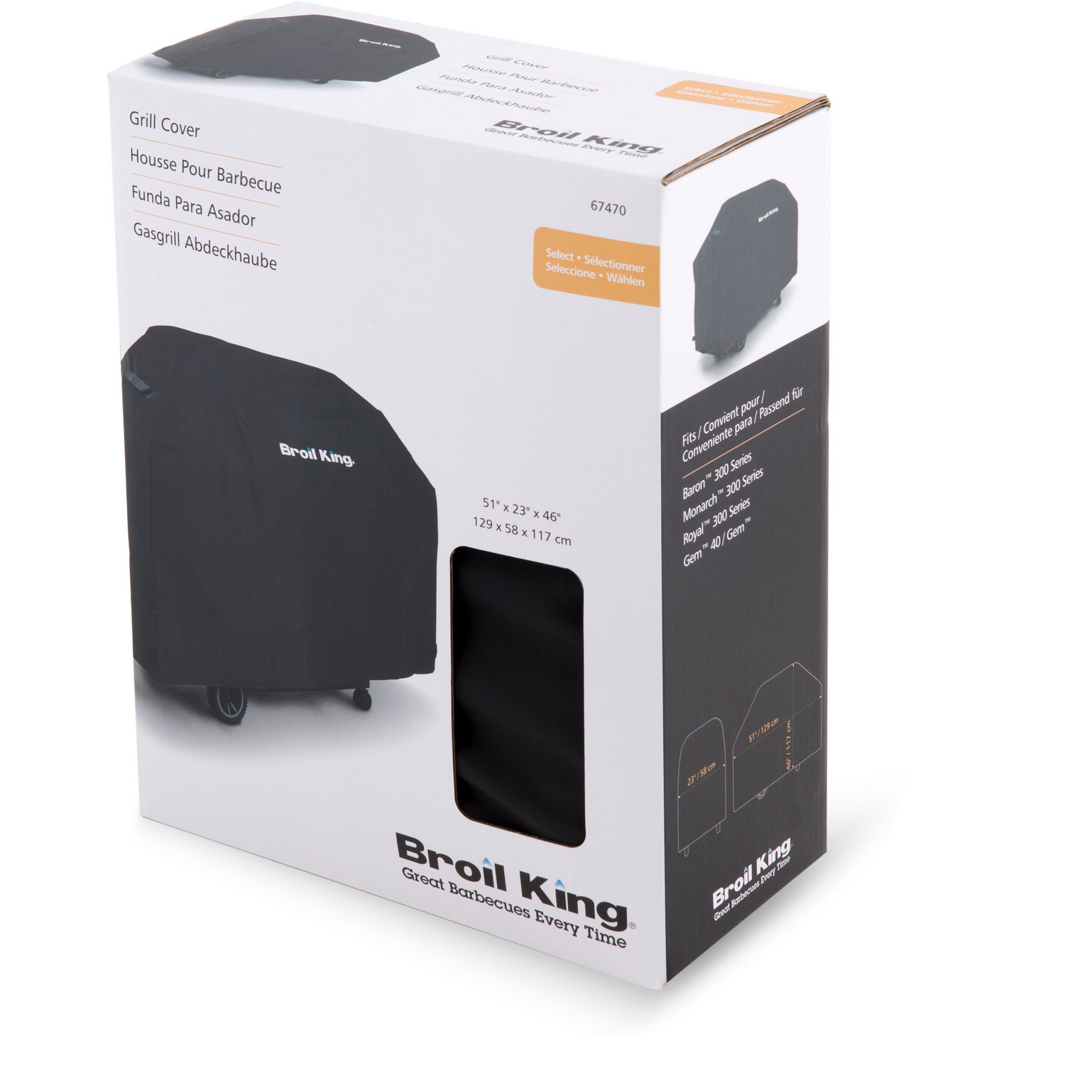 Överdrag Broil King Select till Baron och Crown 3