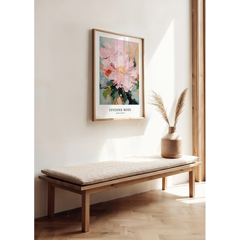 Poster Gallerix Pivoine Rose