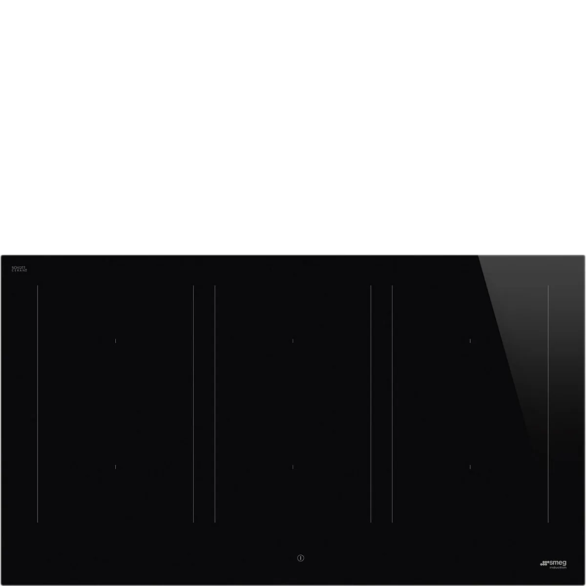 Induktionshäll Smeg SIM3964D Universal Svart Glas 6 Zoner