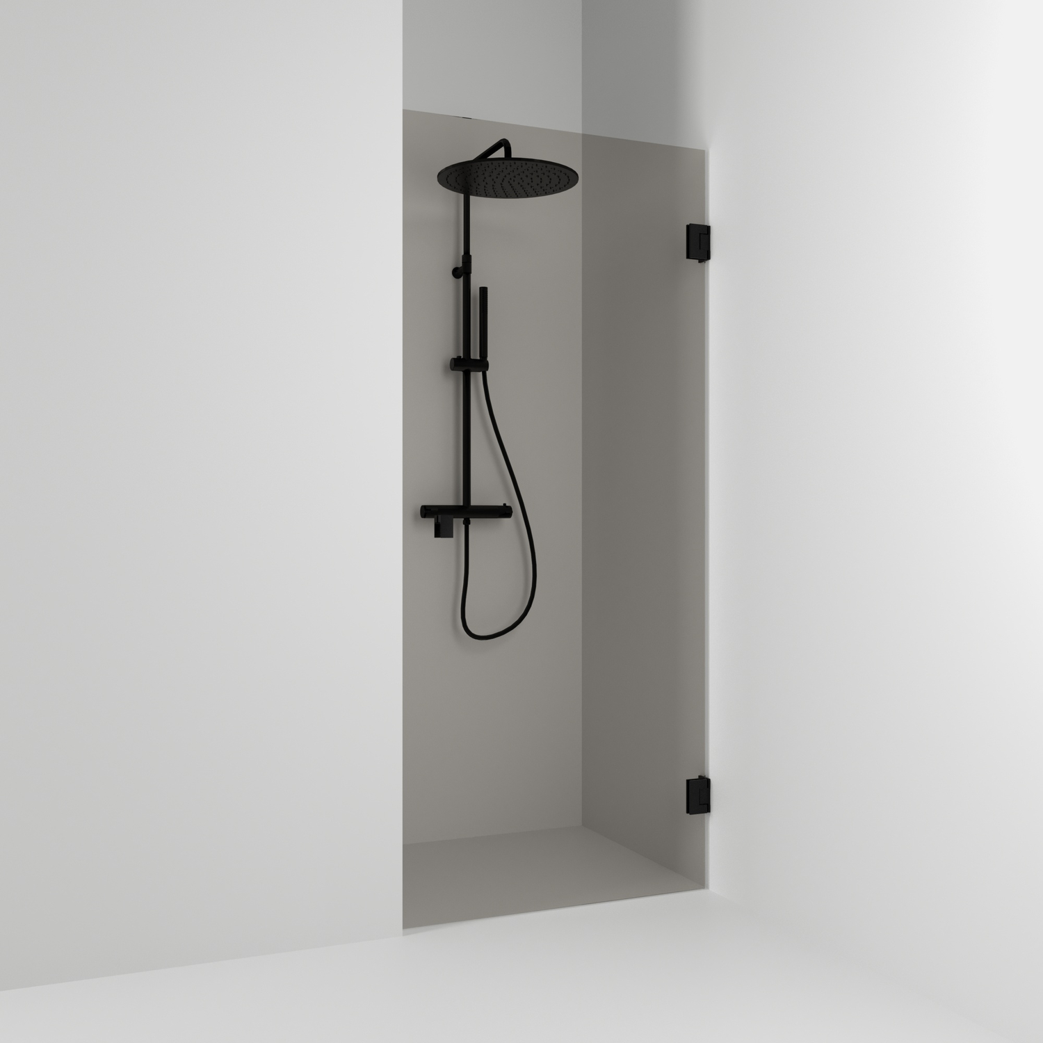 Duschdörr Svedbergs 180° Rak Enkel