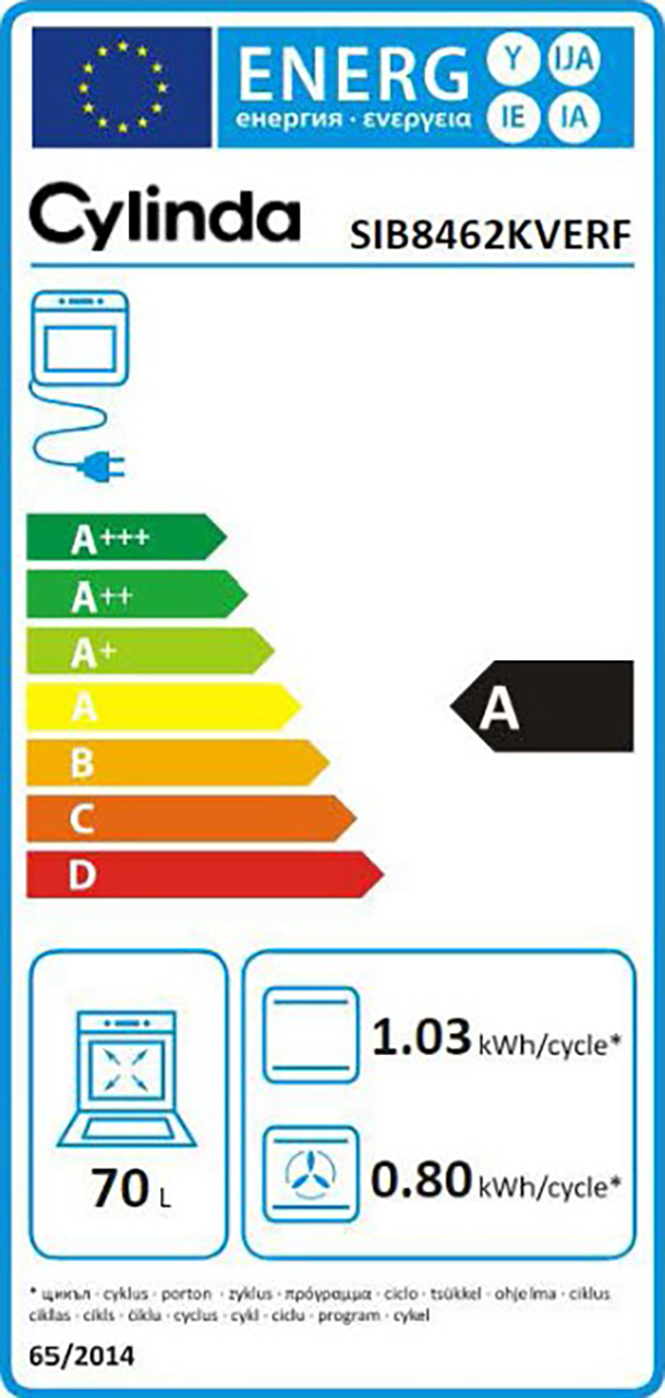 Induktionsspis Cylinda SIB8462KVE Rostfritt Stål - 9001608