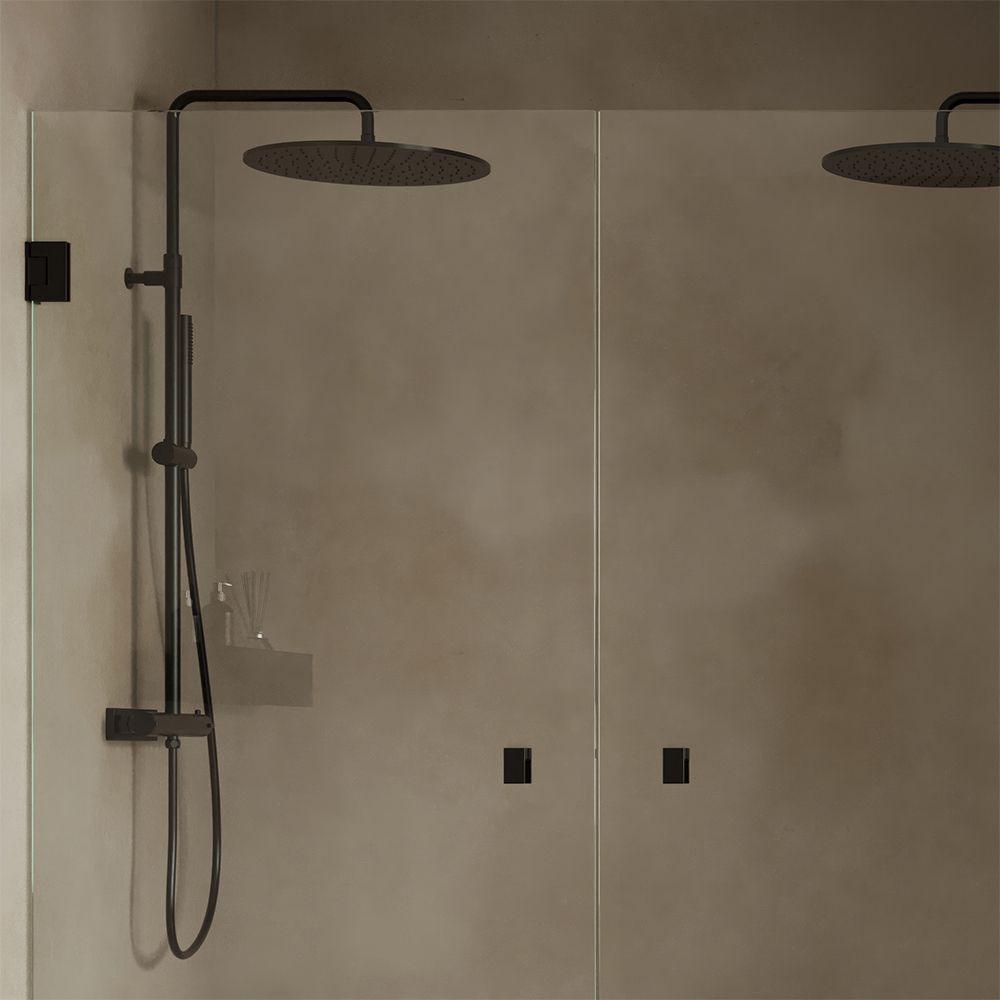 Duschdörr Svedbergs 180° Rak Dubbel