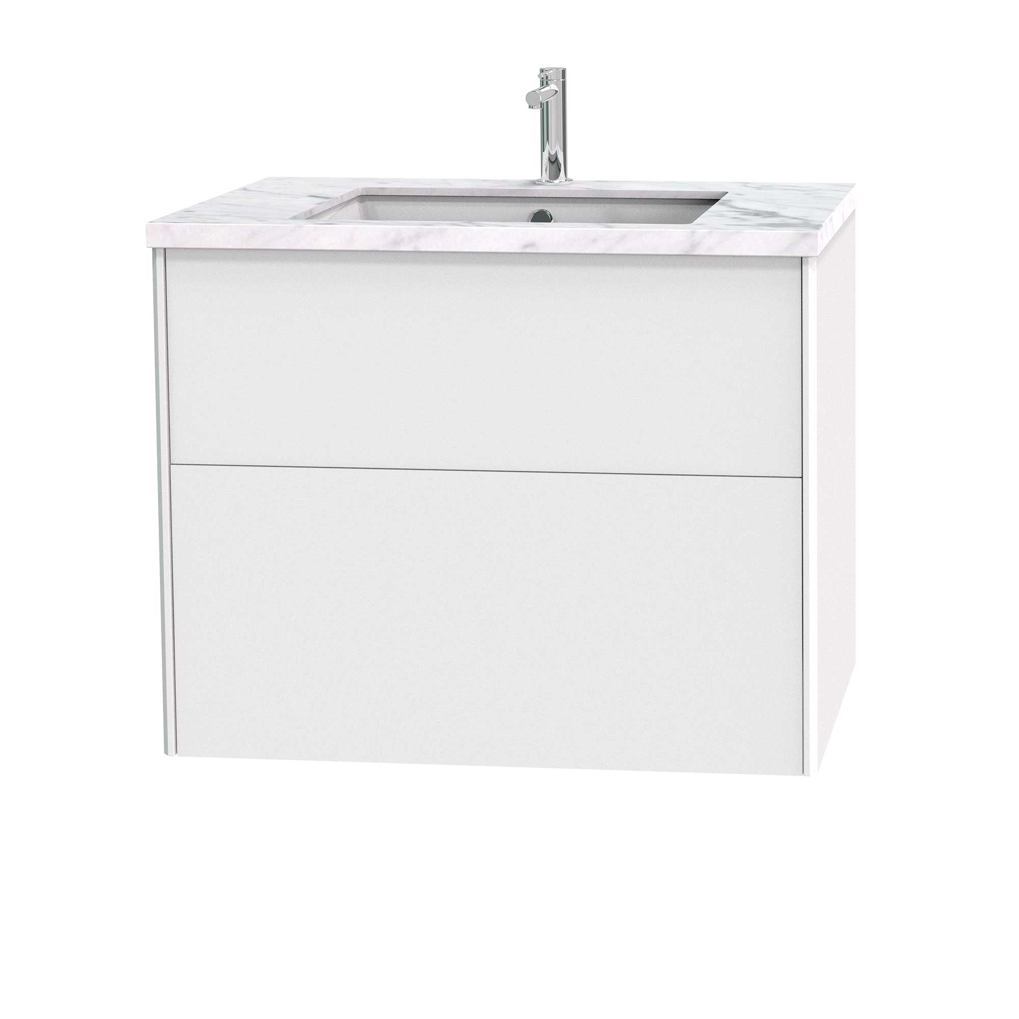 Tvättställsskåp Miller Badrum Brooklyn 80 med Lådor för Bänkskiva