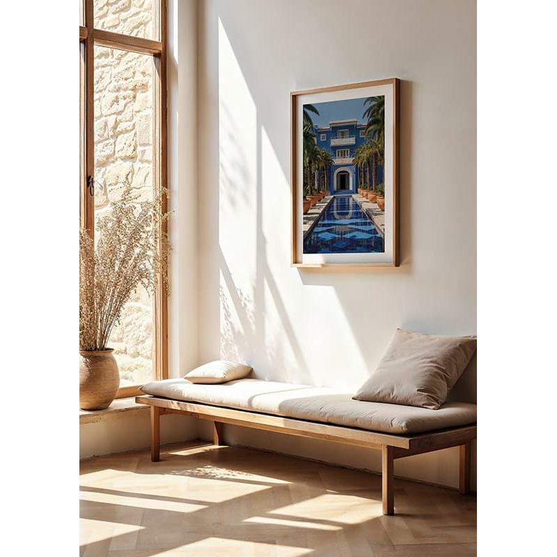 Poster Gallerix Blue House Palm Avenue