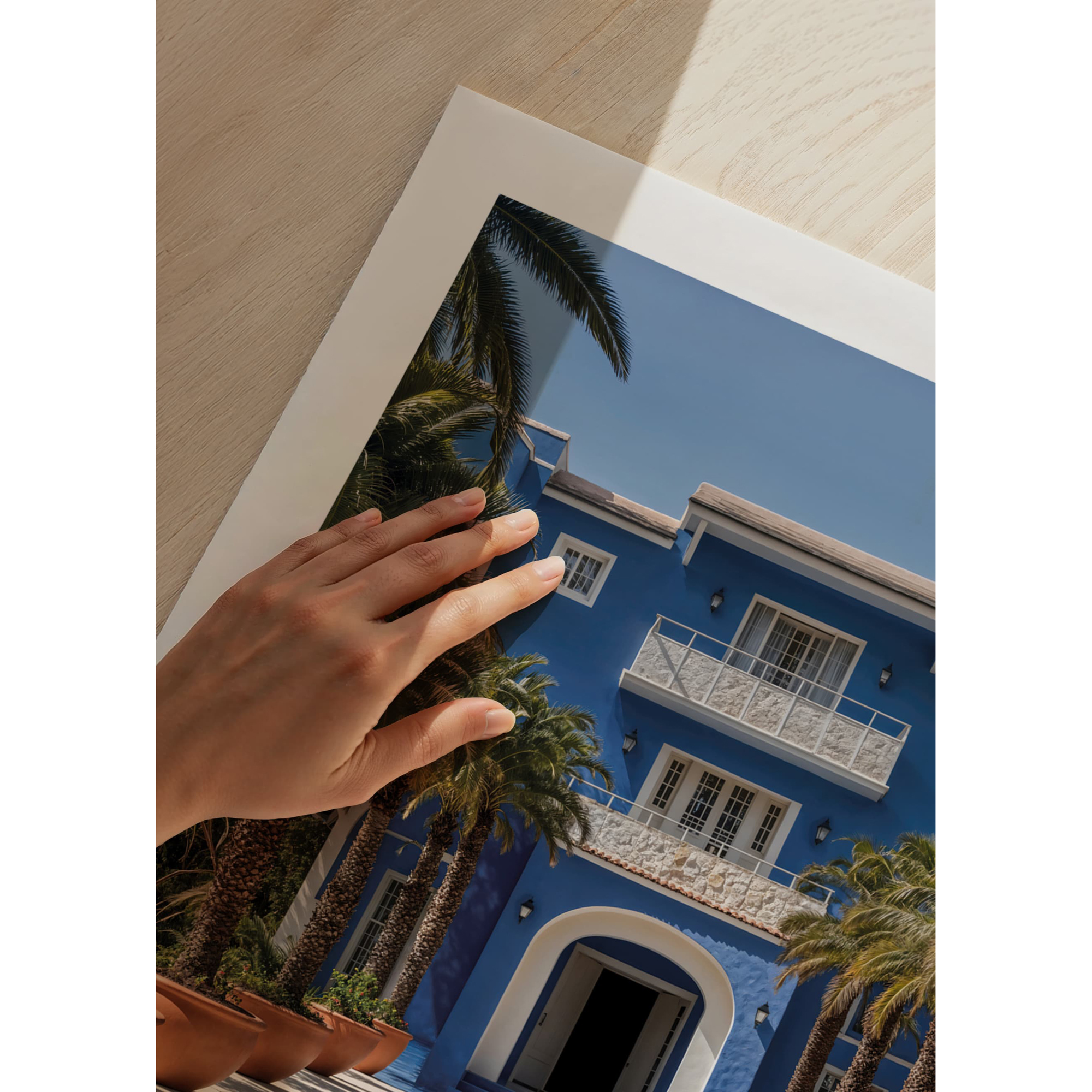 Poster Gallerix Blue House Palm Avenue