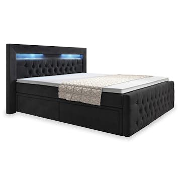 Sängpaket Cloud47 Franco med Förvaring och LED-belysning