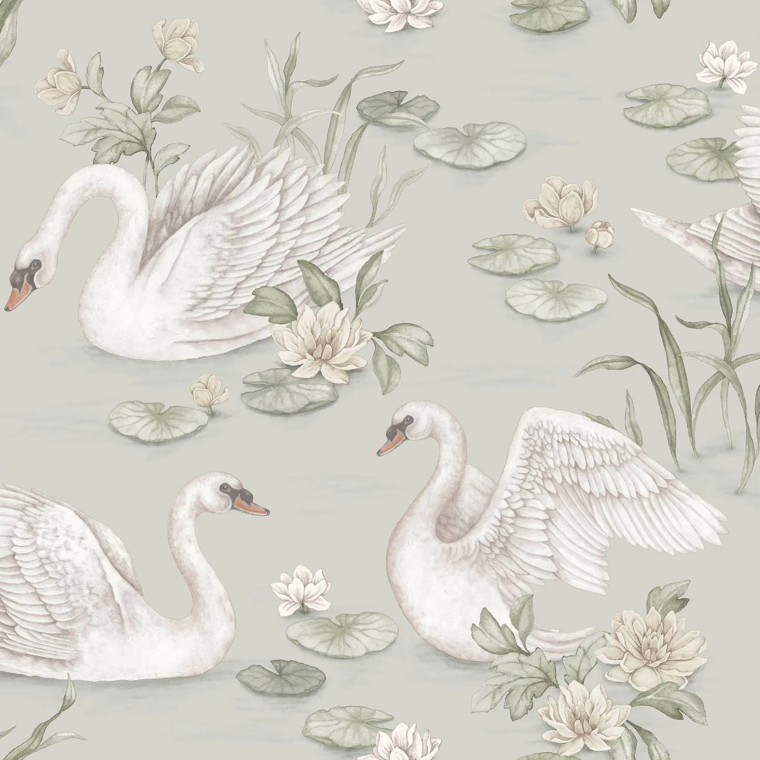 Tapet Boråstapeter Lily Swan 6925