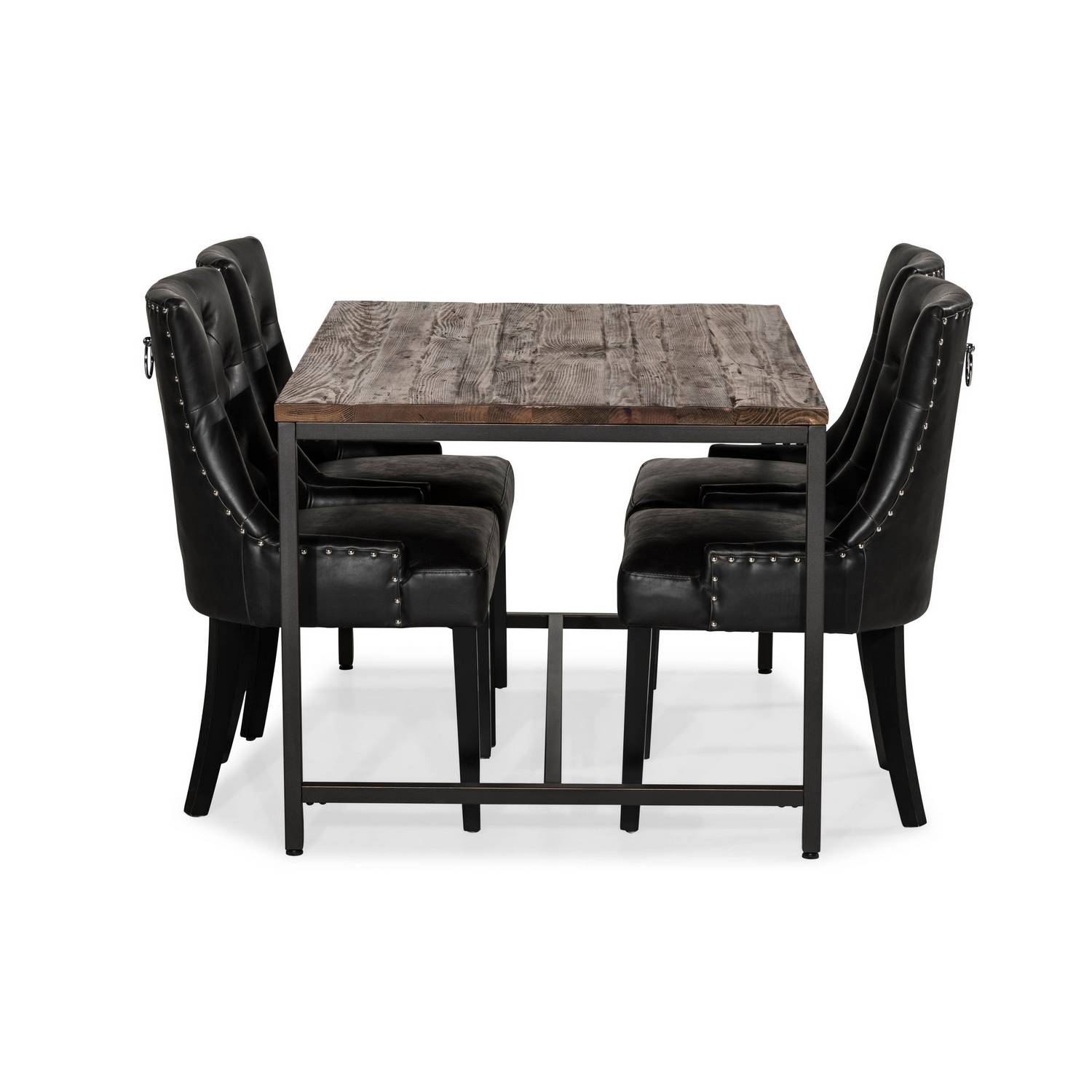 Matgrupp Bloomington Wilmer Rektangulärt Matbord 140 cm med 4 Tone Matstol