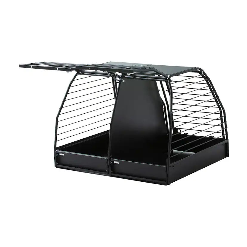 Hundbur Flexxy Dubbel Medium