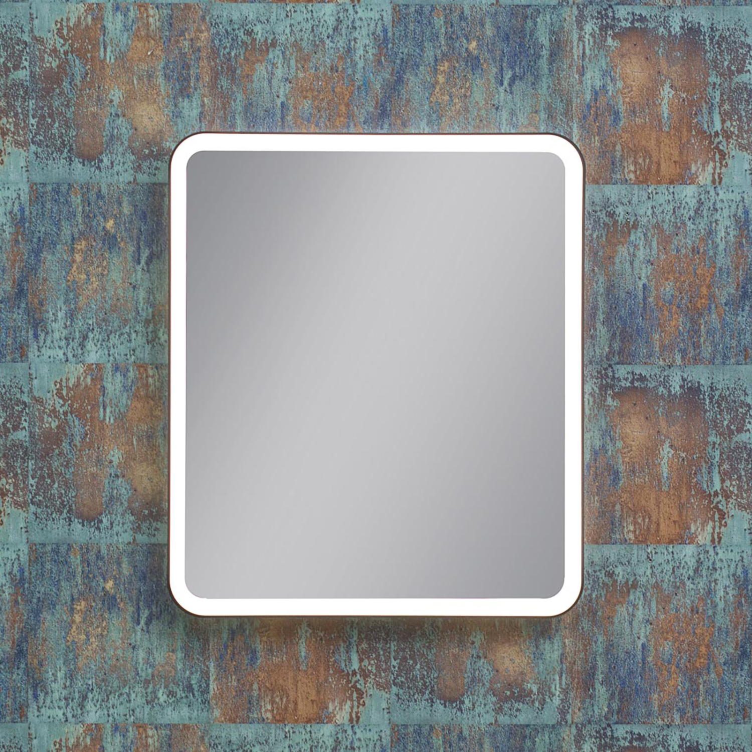 Badrumsspegel Vidi Aris med LED Belysning Vit, 500x700 mm