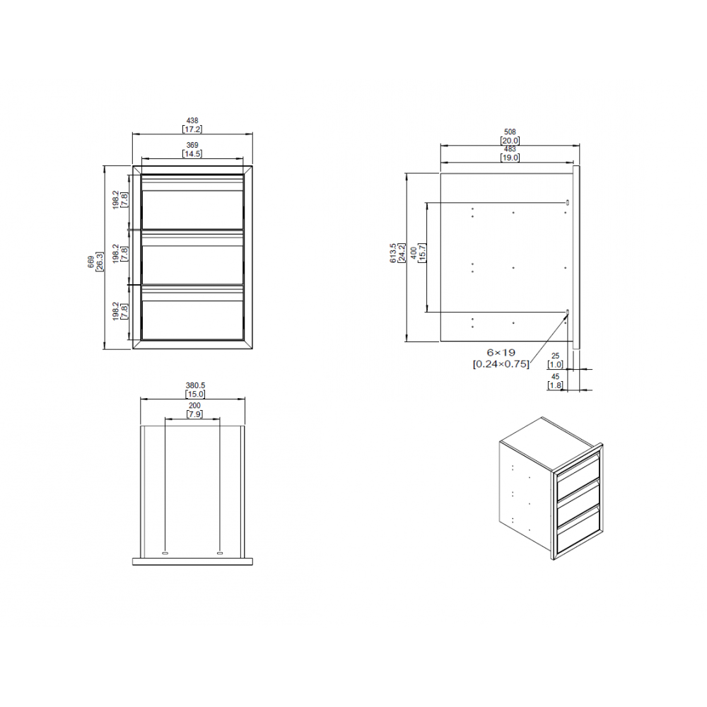 Inbyggnadsmodul Omberg Folkunga Trippellåda