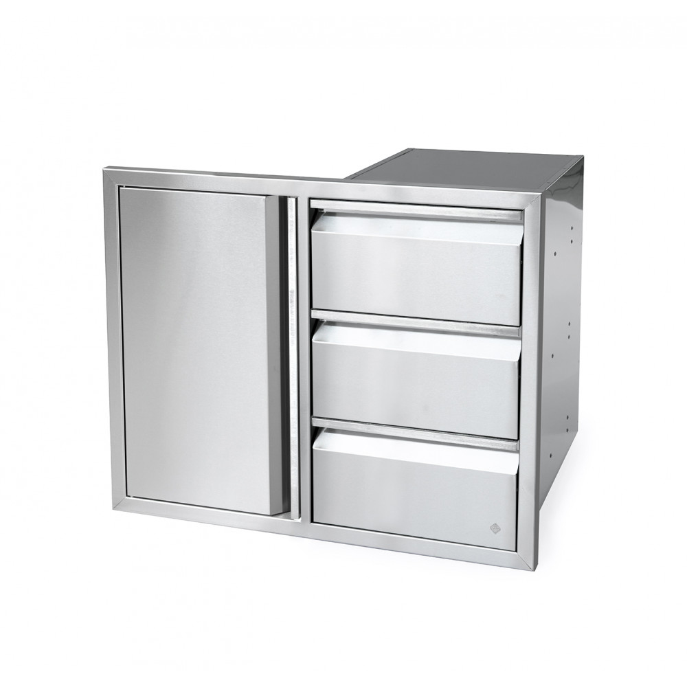 Inbyggnadsmodul Omberg Folkunga Trippellåda Med Skåp