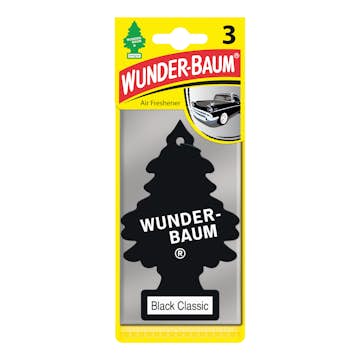 Luftfräschare Wunder-Baum Black Classic 3-pack
