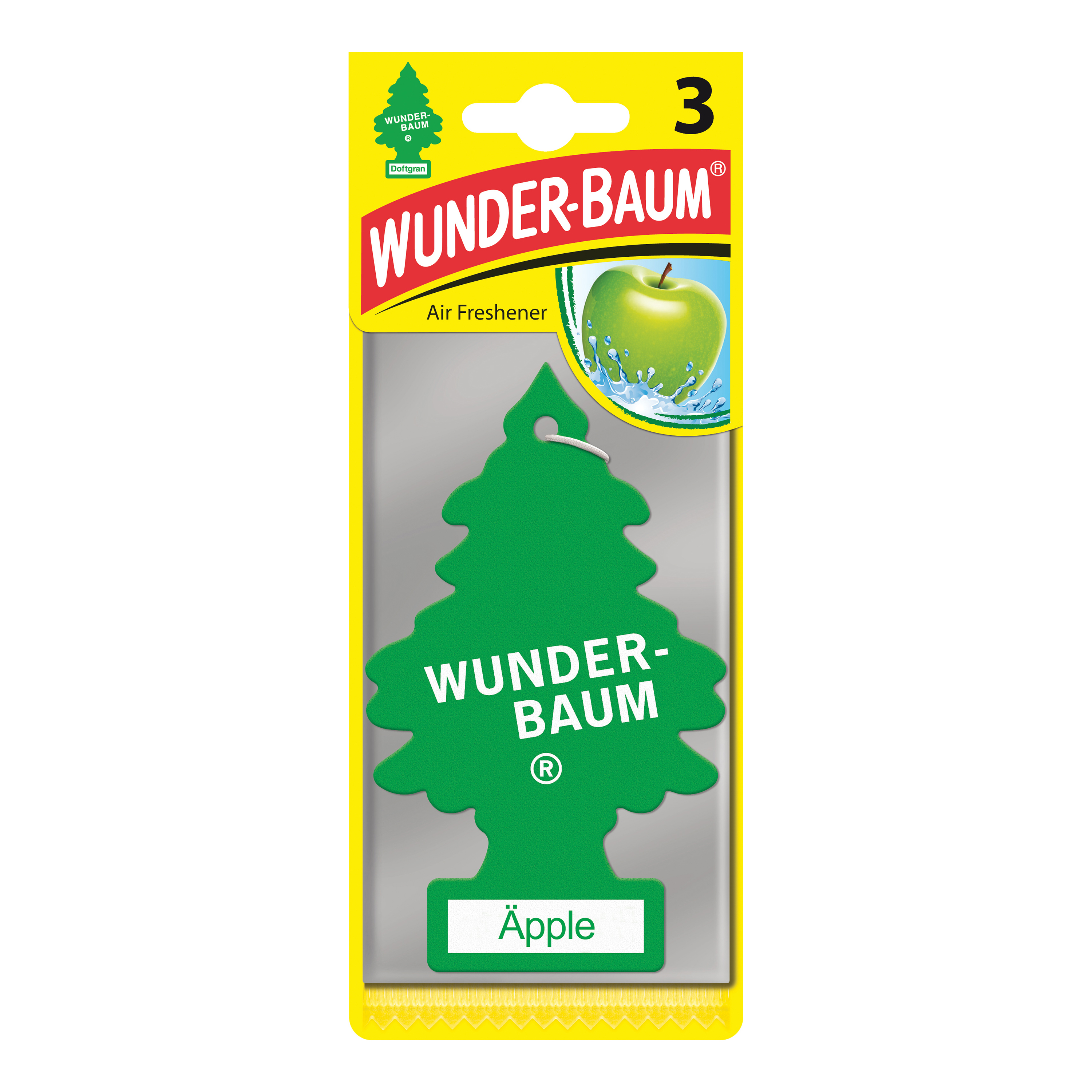 Luftfräschare Wunder-Baum Äpple 3-pack