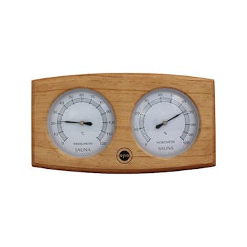 Bastutermometer-/Hygrometer OPA Lumo Bågformig