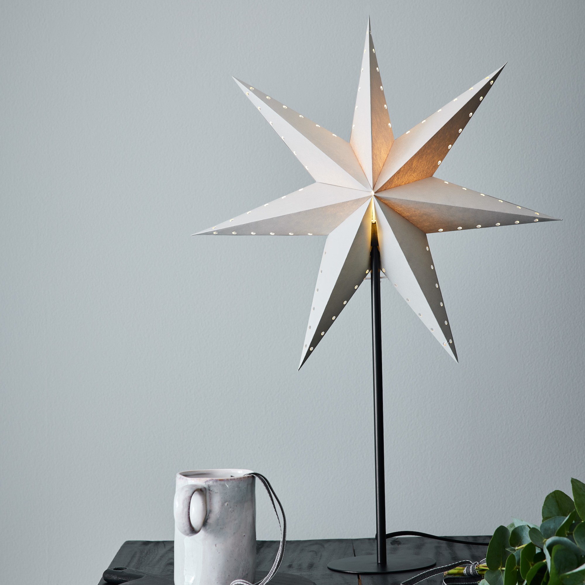 Adventsstjärna Markslöjd Lively 45 på fot