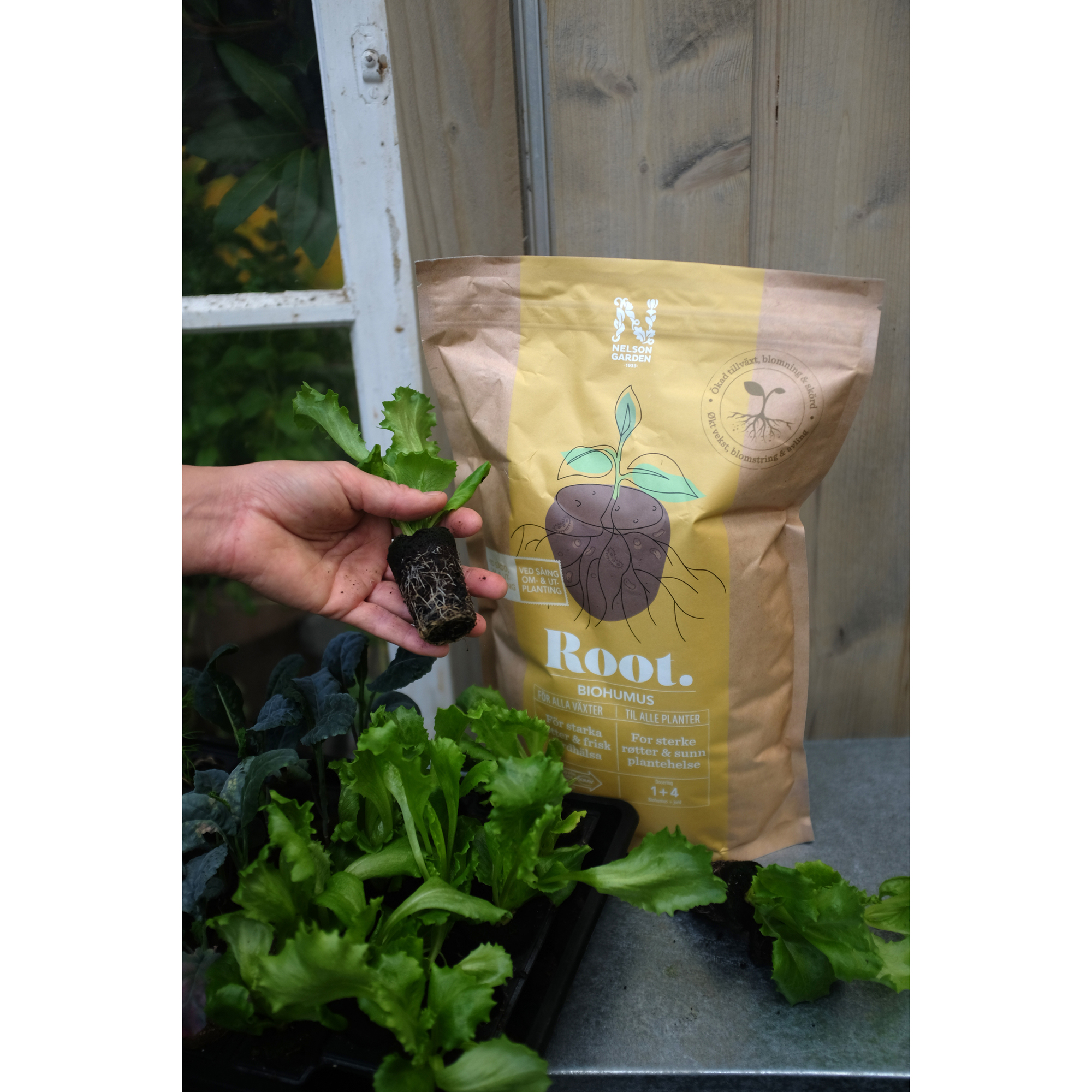 Växtnäring Nelson Garden Root Bio-Humus Krav 4 L