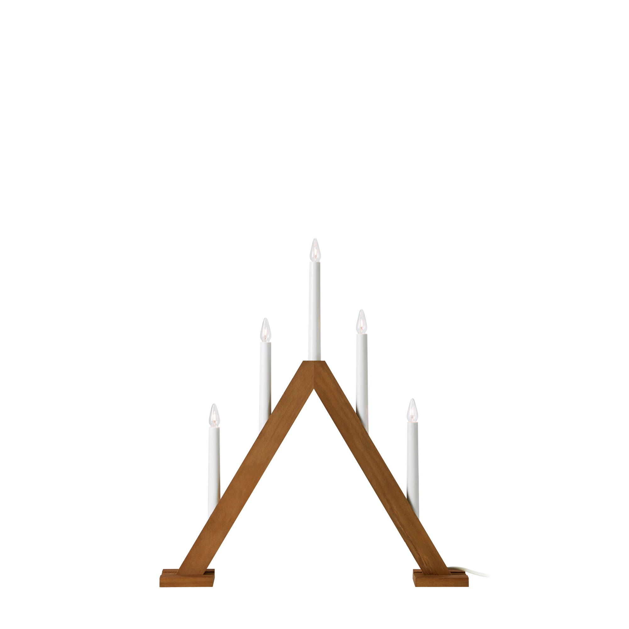 Adventsljusstake Markslöjd Ariele Träljusstake 5 Ljus