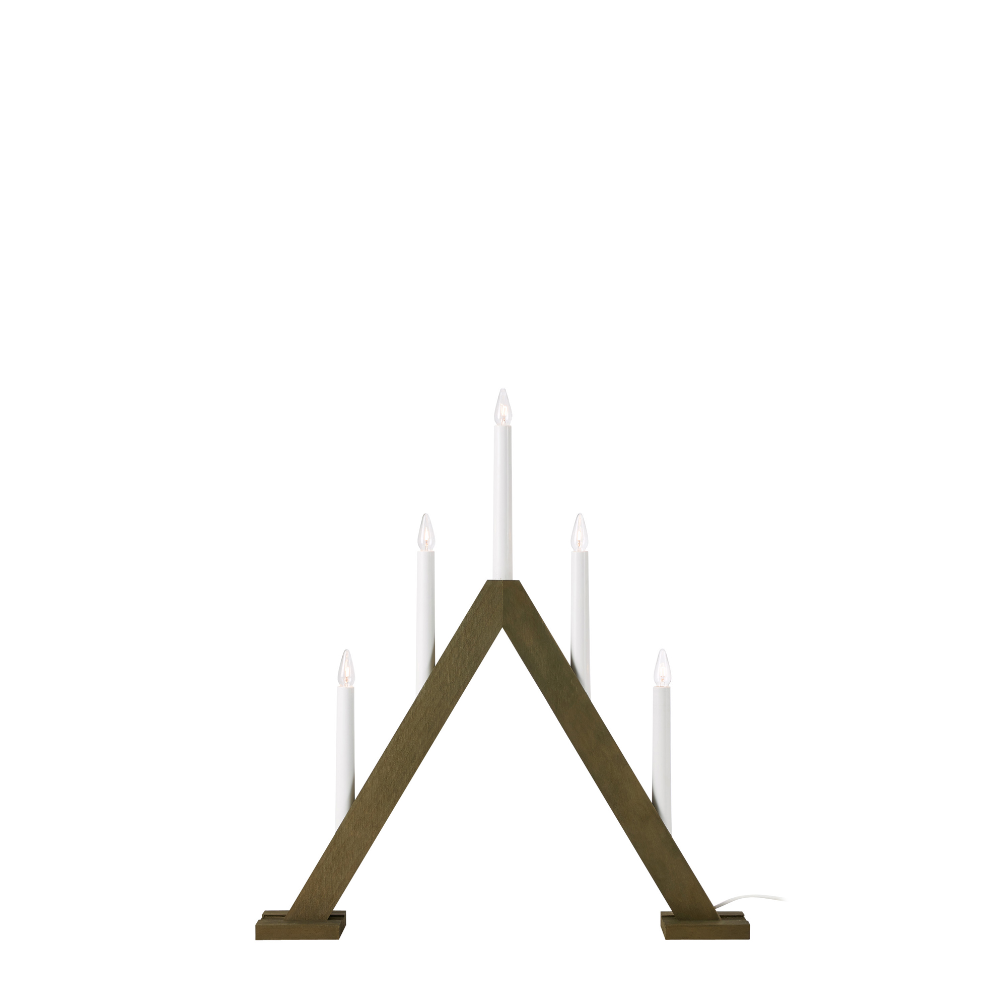 Adventsljusstake Markslöjd Ariele Träljusstake 5 Ljus