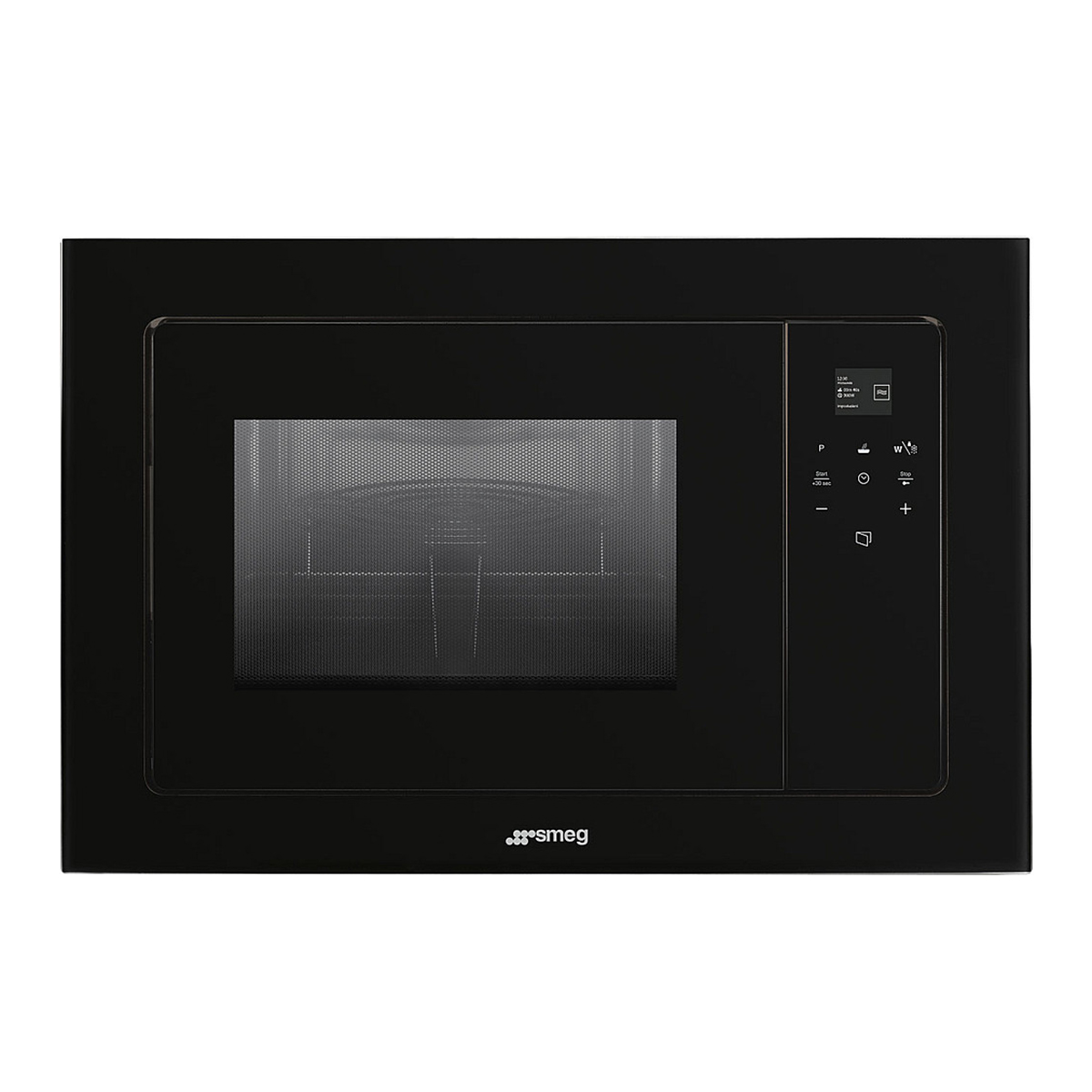 Mikrovågsugn Smeg FMI120B3 Svart med Grill och Thermoventilation