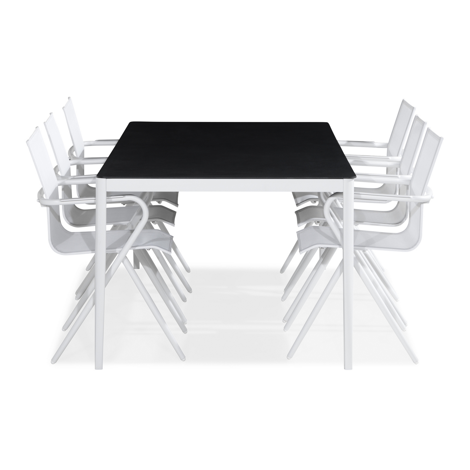 Matgrupp Comfort Garden Alex 200x100 med 6 Stol Logan med Matgrupp Comfort Garden Alex 200x100 med 6 Stol Logan med